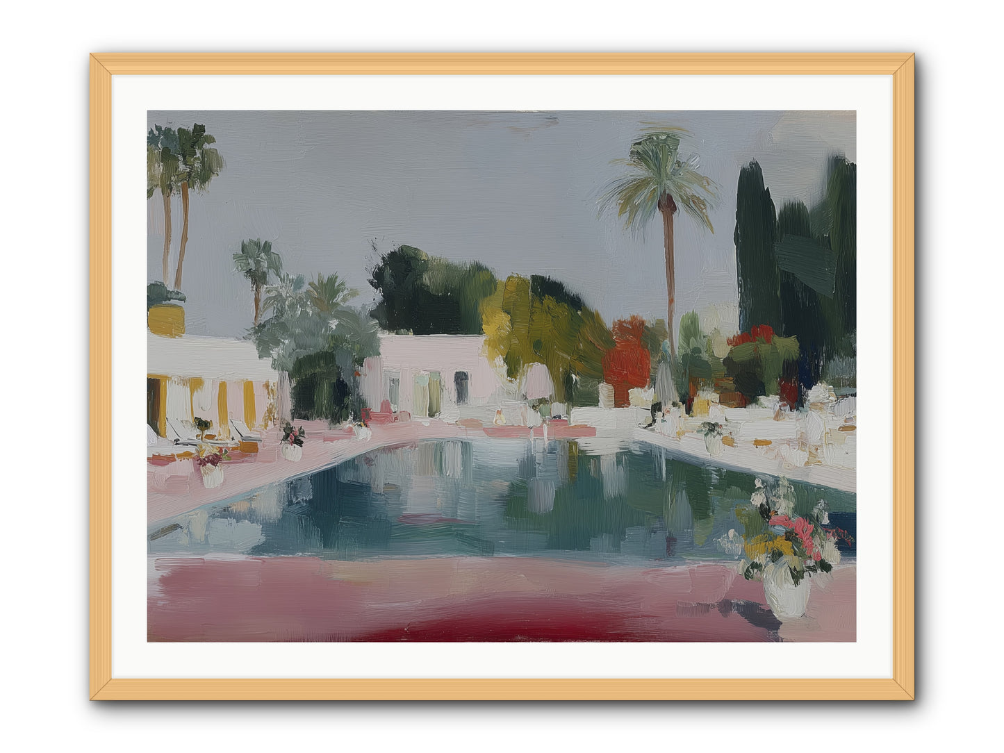 Panoramic Paradise -- Framed Print - Natural 40x30