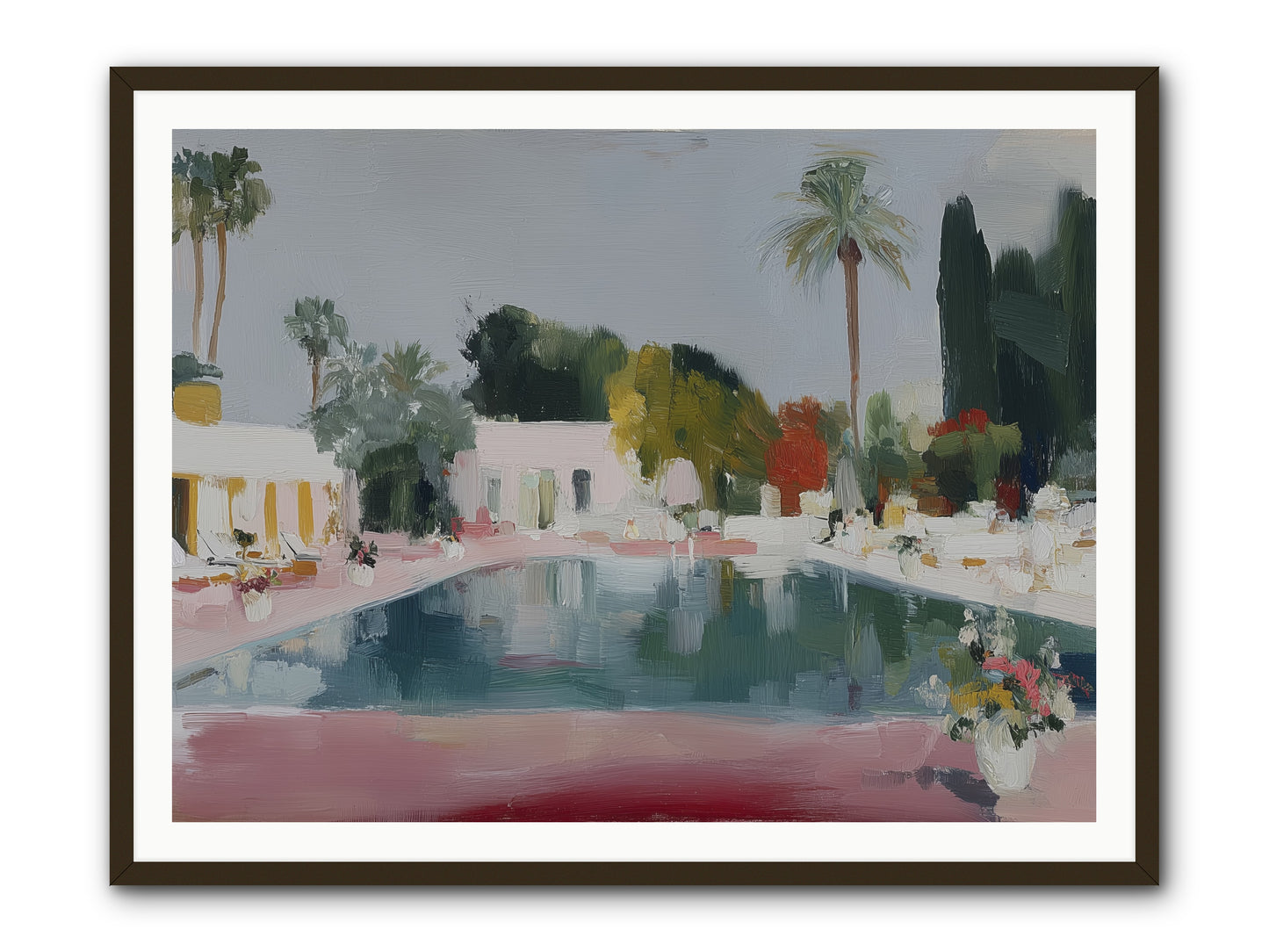 Panoramic Paradise -- Framed Print - Black 48x36