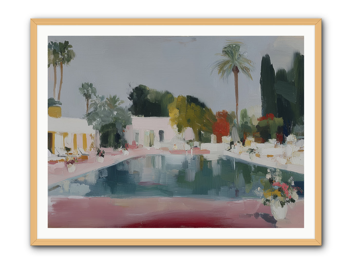 Panoramic Paradise -- Framed Print - Natural 48x36