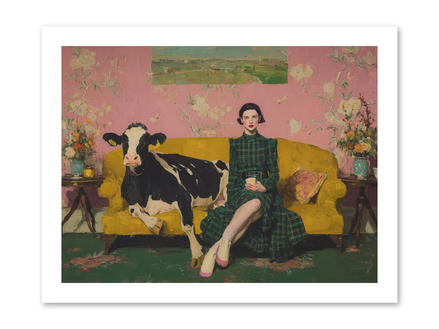 Paper Moon & Manor-REZ -- Loose Canvas Print 16x12