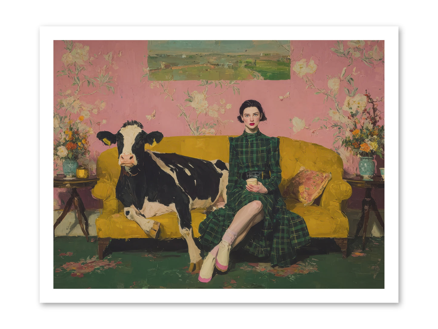 Paper Moon & Manor-REZ -- Loose Canvas Print 24x18