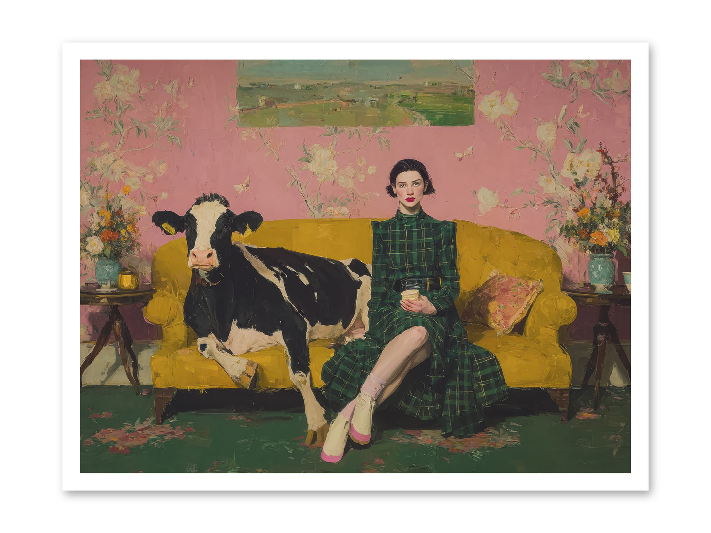 Paper Moon & Manor-REZ -- Loose Canvas Print 32x24