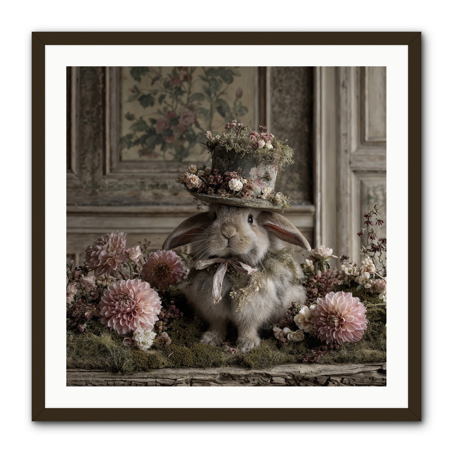 Paper Moons -- Framed Print - Black 30x30