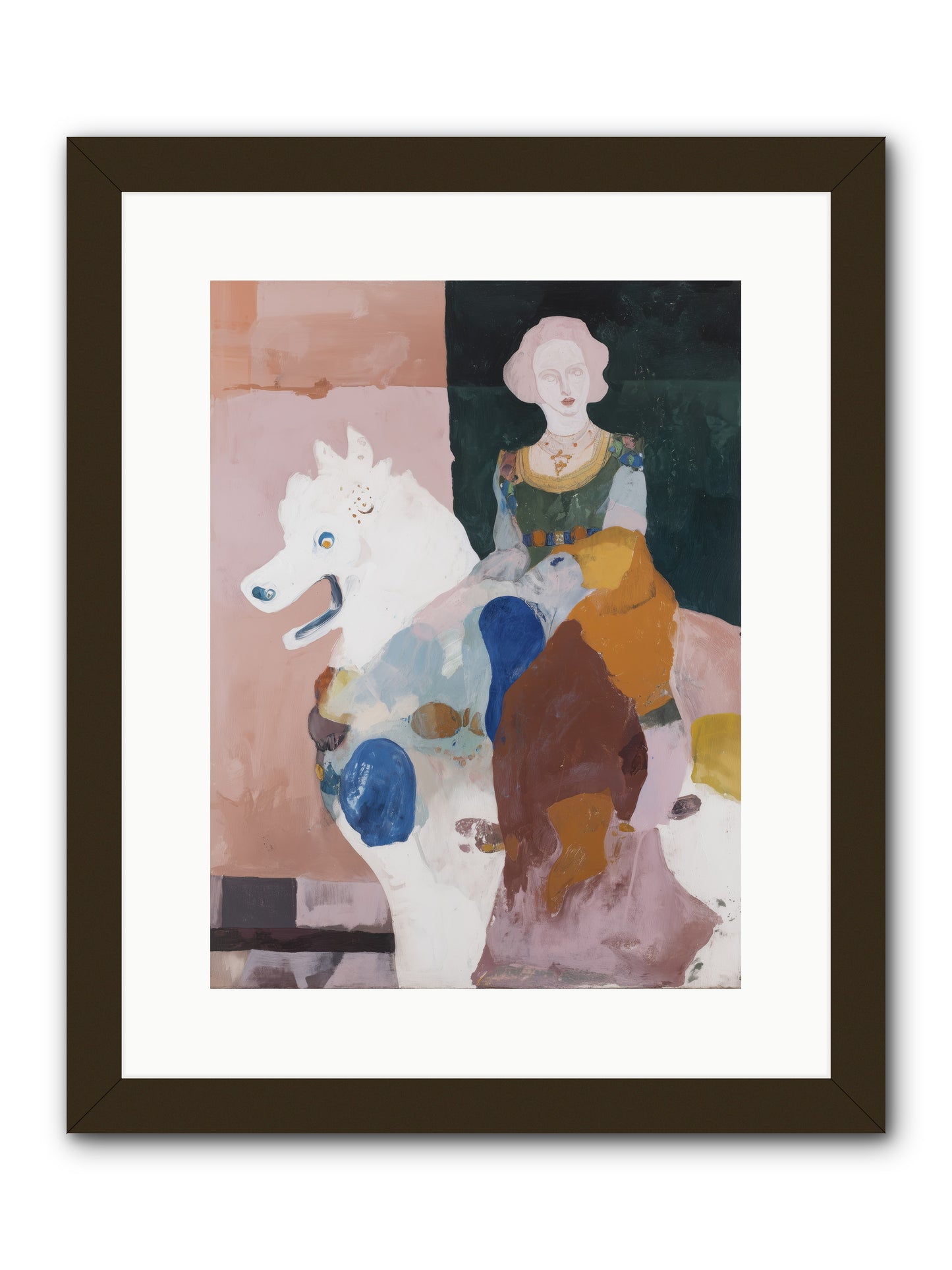 Paper Trail -- Framed Print - Black 12x16
