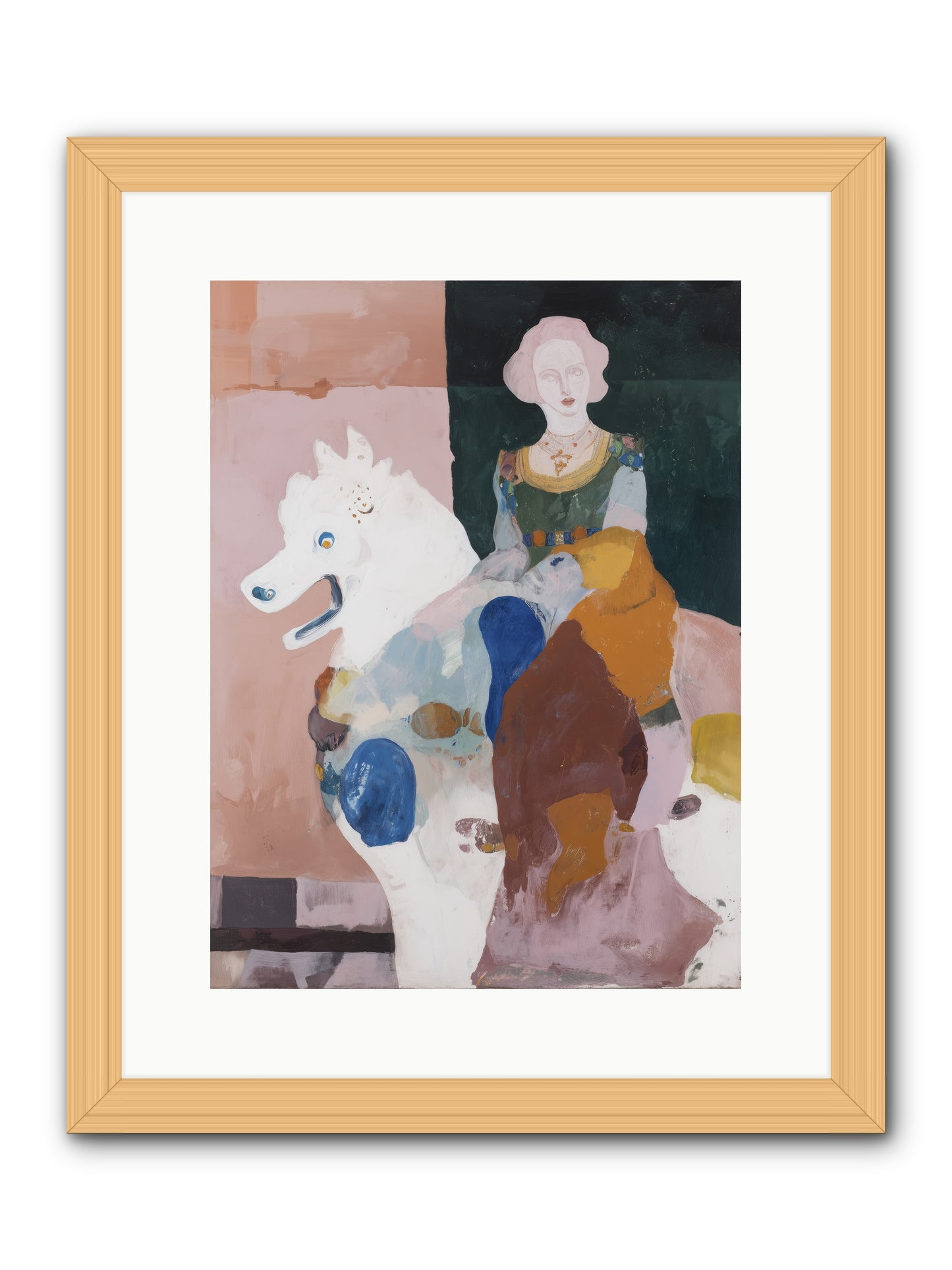 Paper Trail -- Framed Print - Natural 12x16