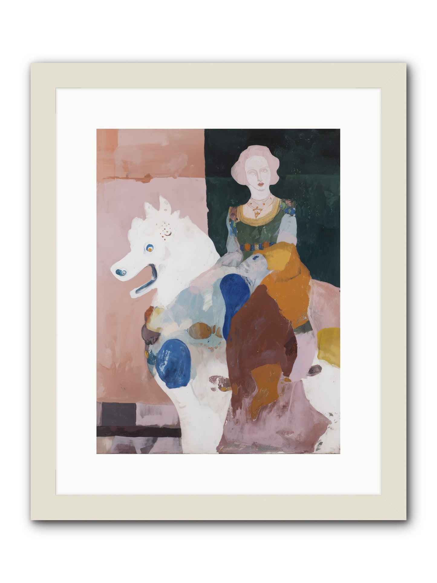 Paper Trail -- Framed Print - White 12x16