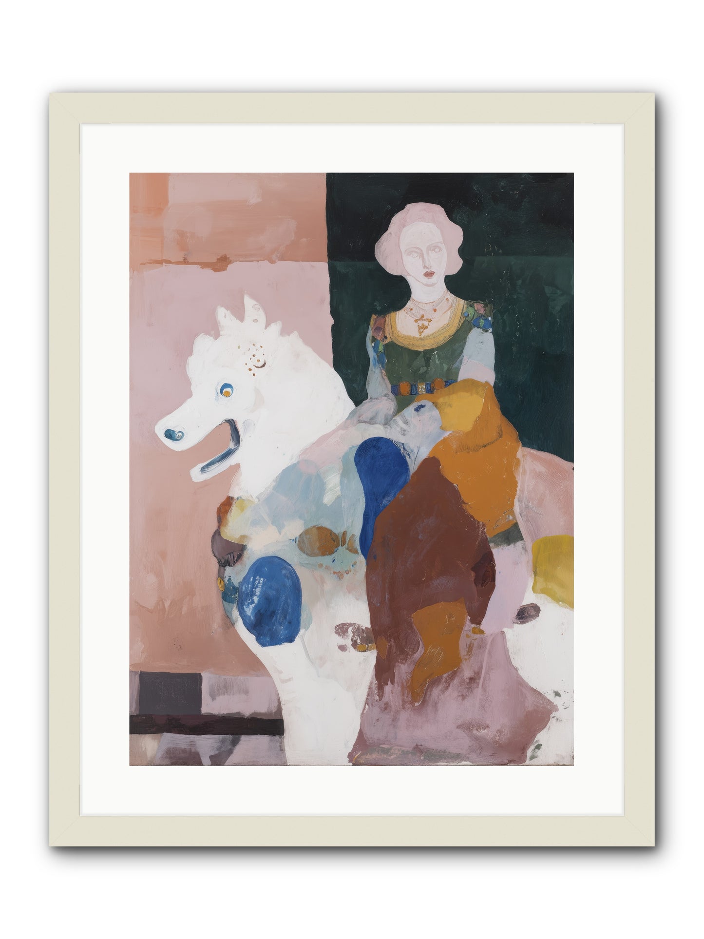 Paper Trail -- Framed Print - White 18x24
