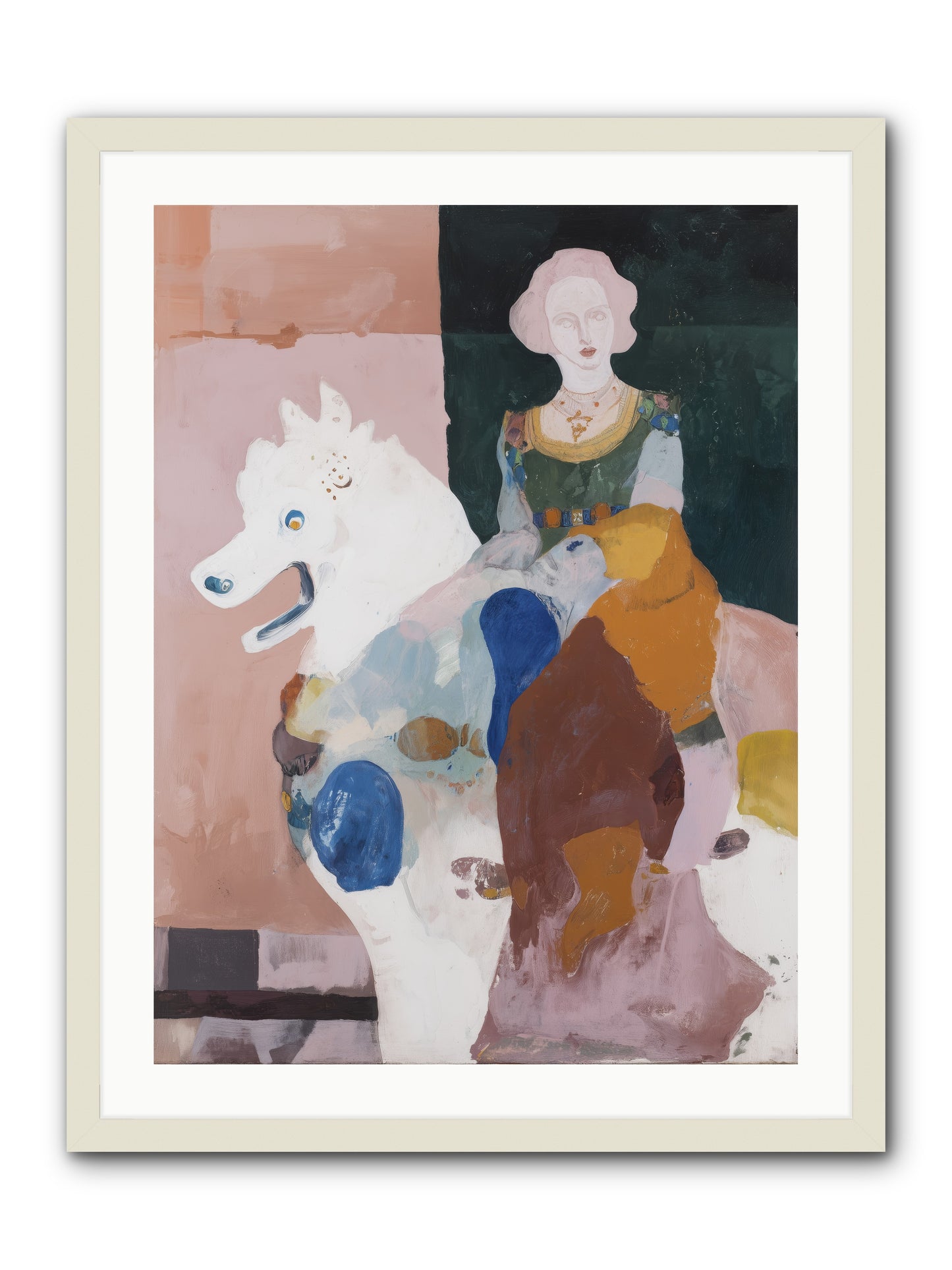 Paper Trail -- Framed Print - White 24x32