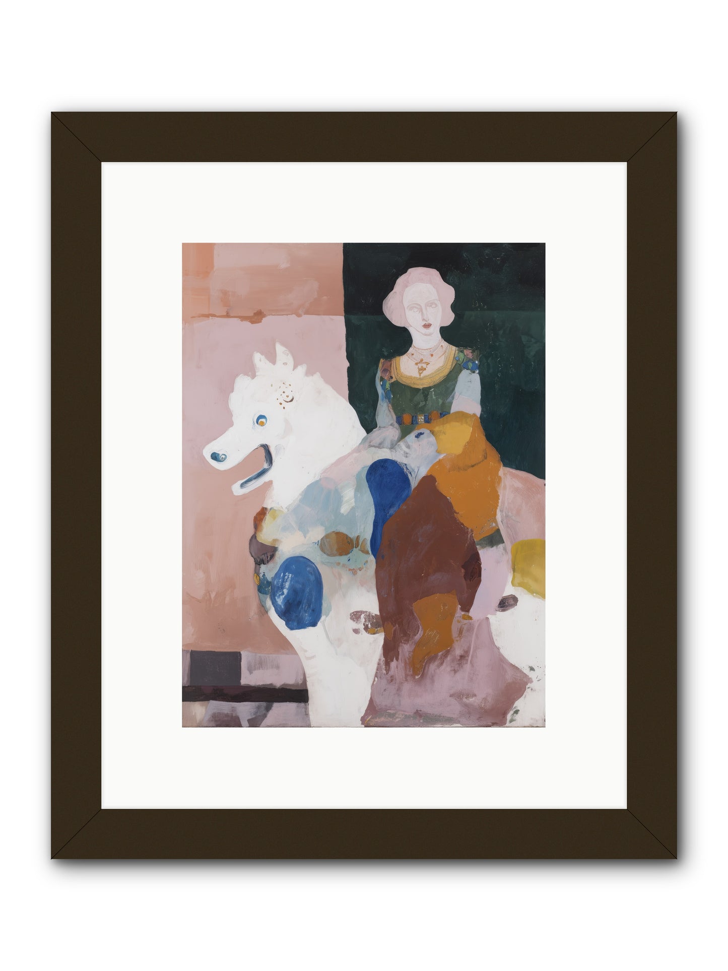 Paper Trail -- Framed Print - Black 9x12