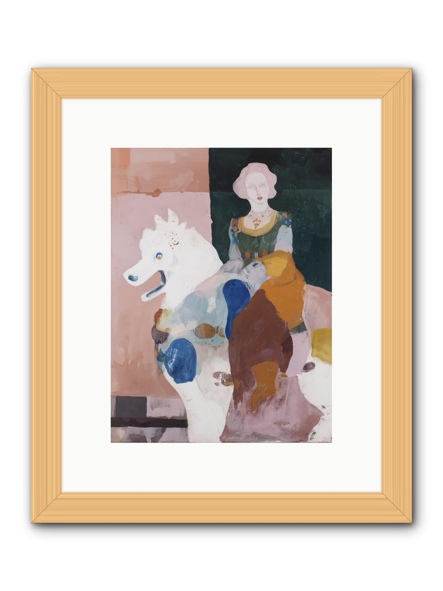 Paper Trail -- Framed Print - Natural 9x12