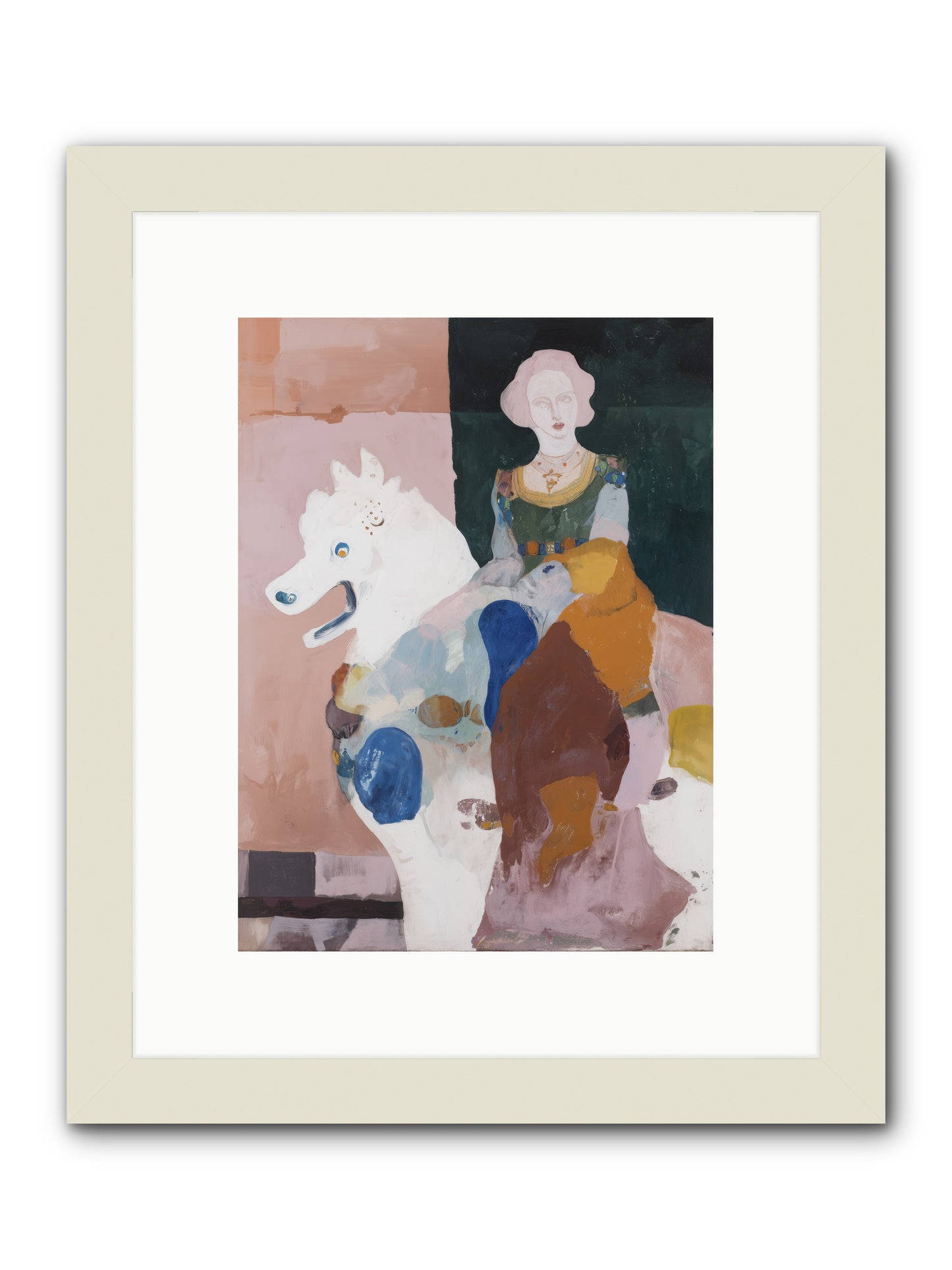 Paper Trail -- Framed Print - White 9x12