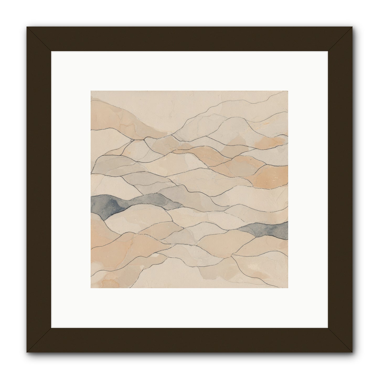 Paperback Galaxy -- Framed Print - Black 10x10