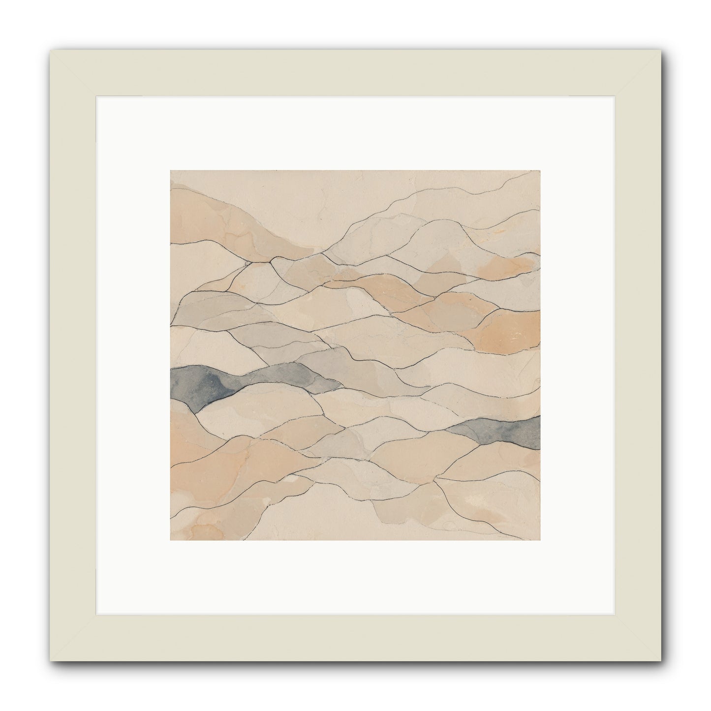Paperback Galaxy -- Framed Print - White 10x10