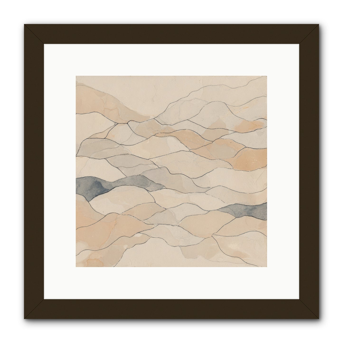 Paperback Galaxy -- Framed Print - Black 12x12