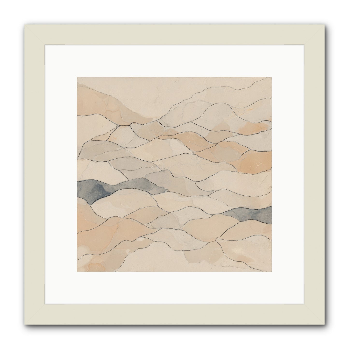 Paperback Galaxy -- Framed Print - White 12x12