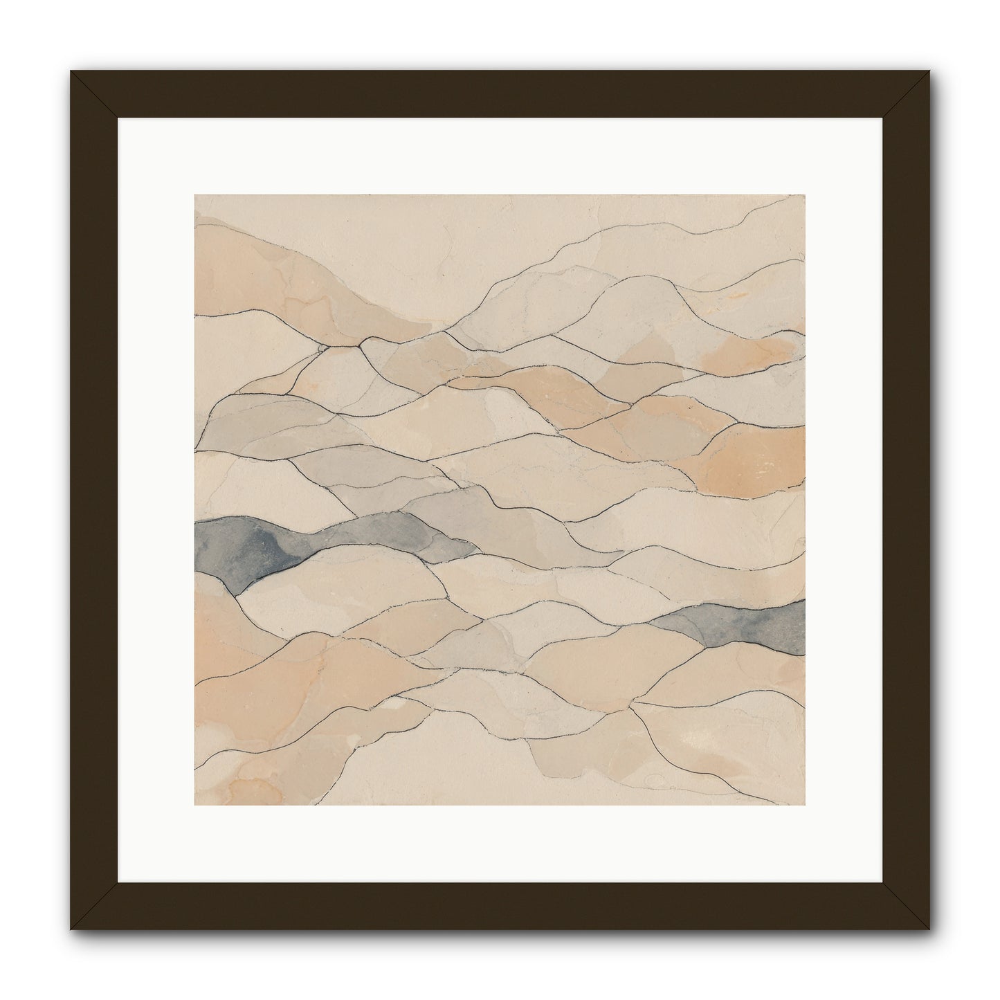 Paperback Galaxy -- Framed Print - Black 16x16