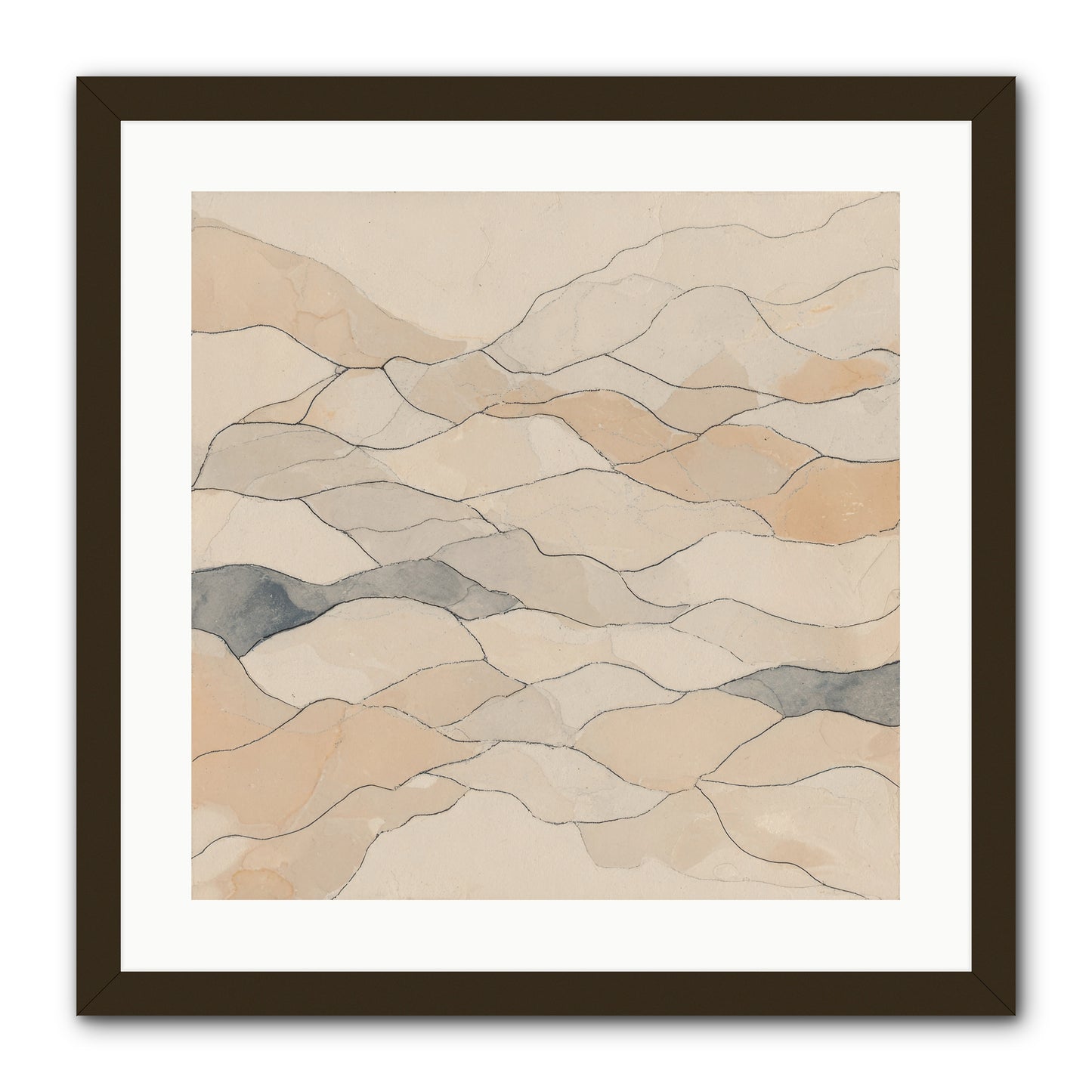 Paperback Galaxy -- Framed Print - Black 20x20