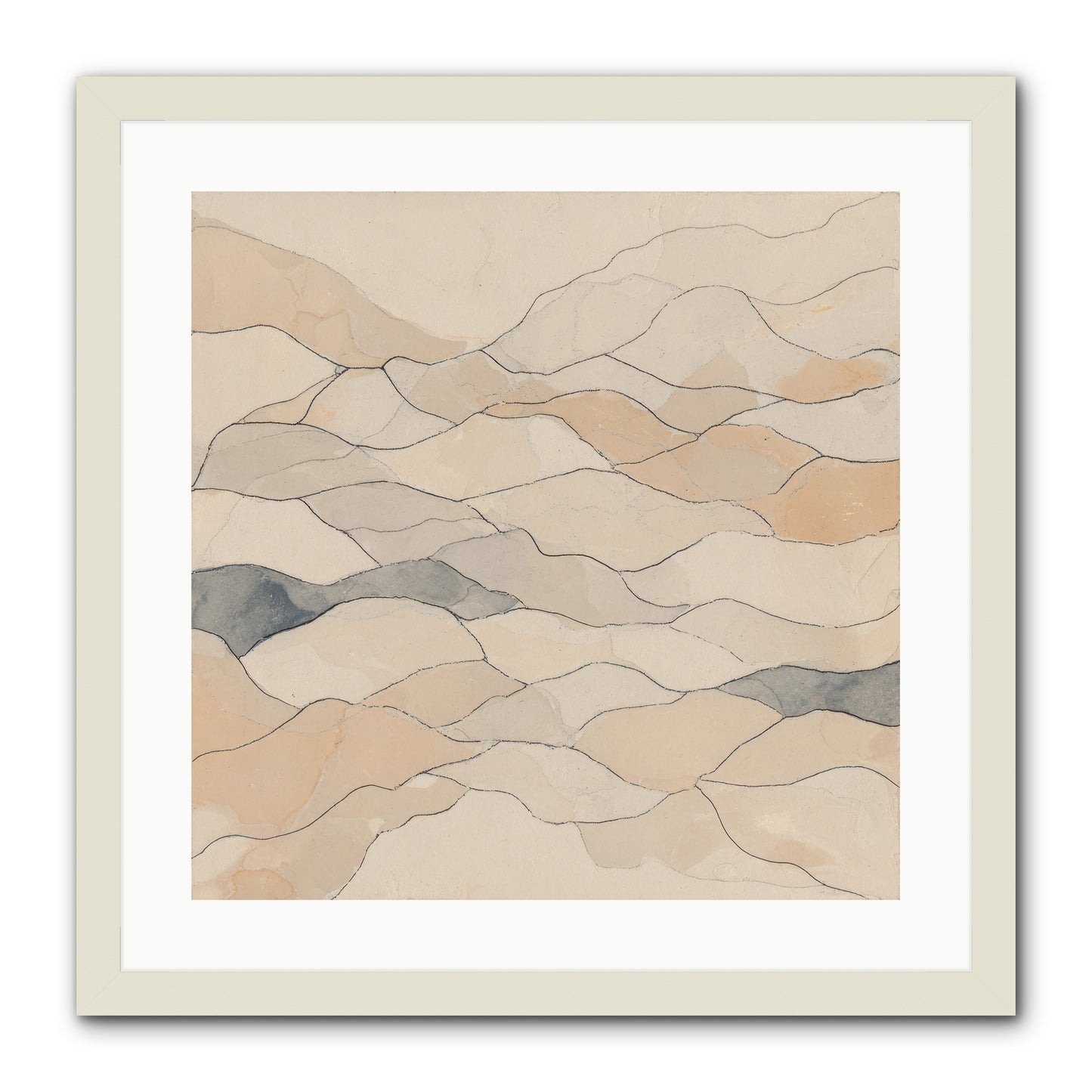 Paperback Galaxy -- Framed Print - White 20x20