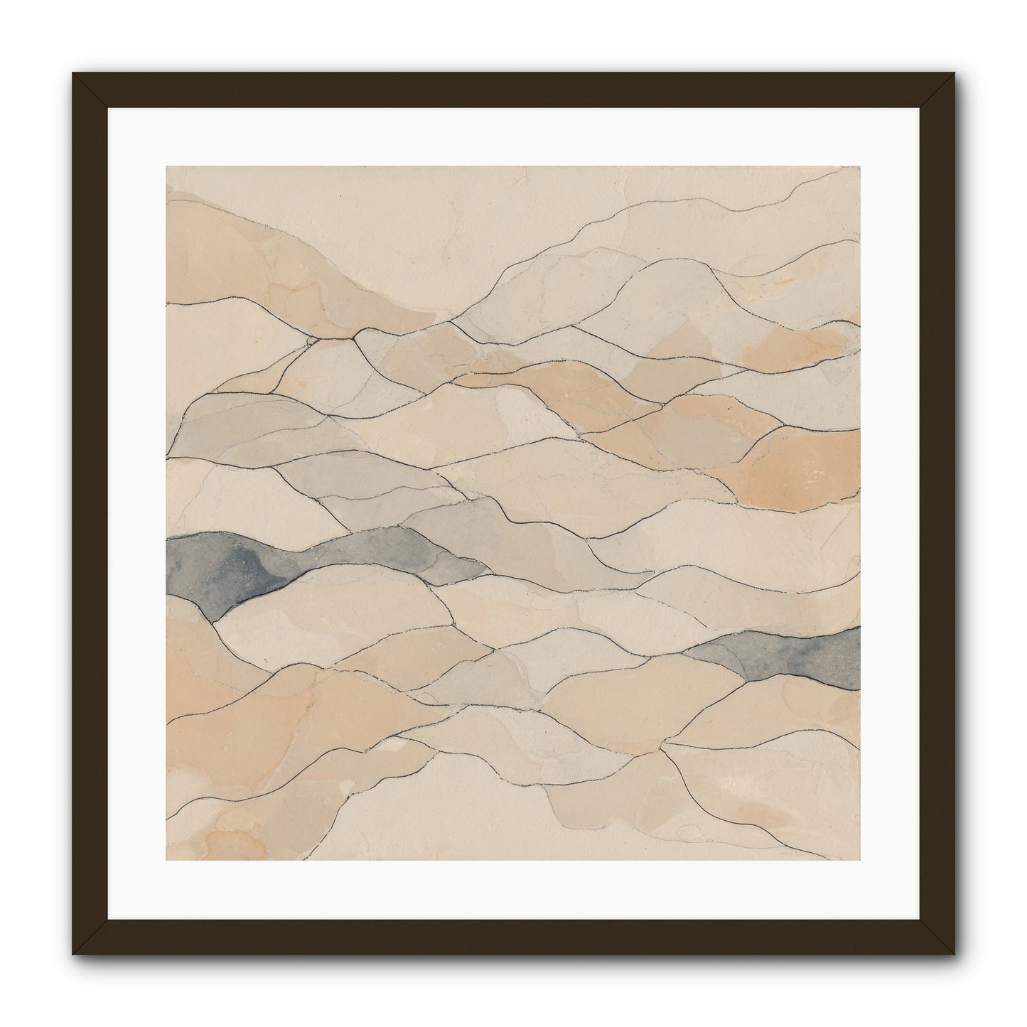 Paperback Galaxy -- Framed Print - Black 24x24