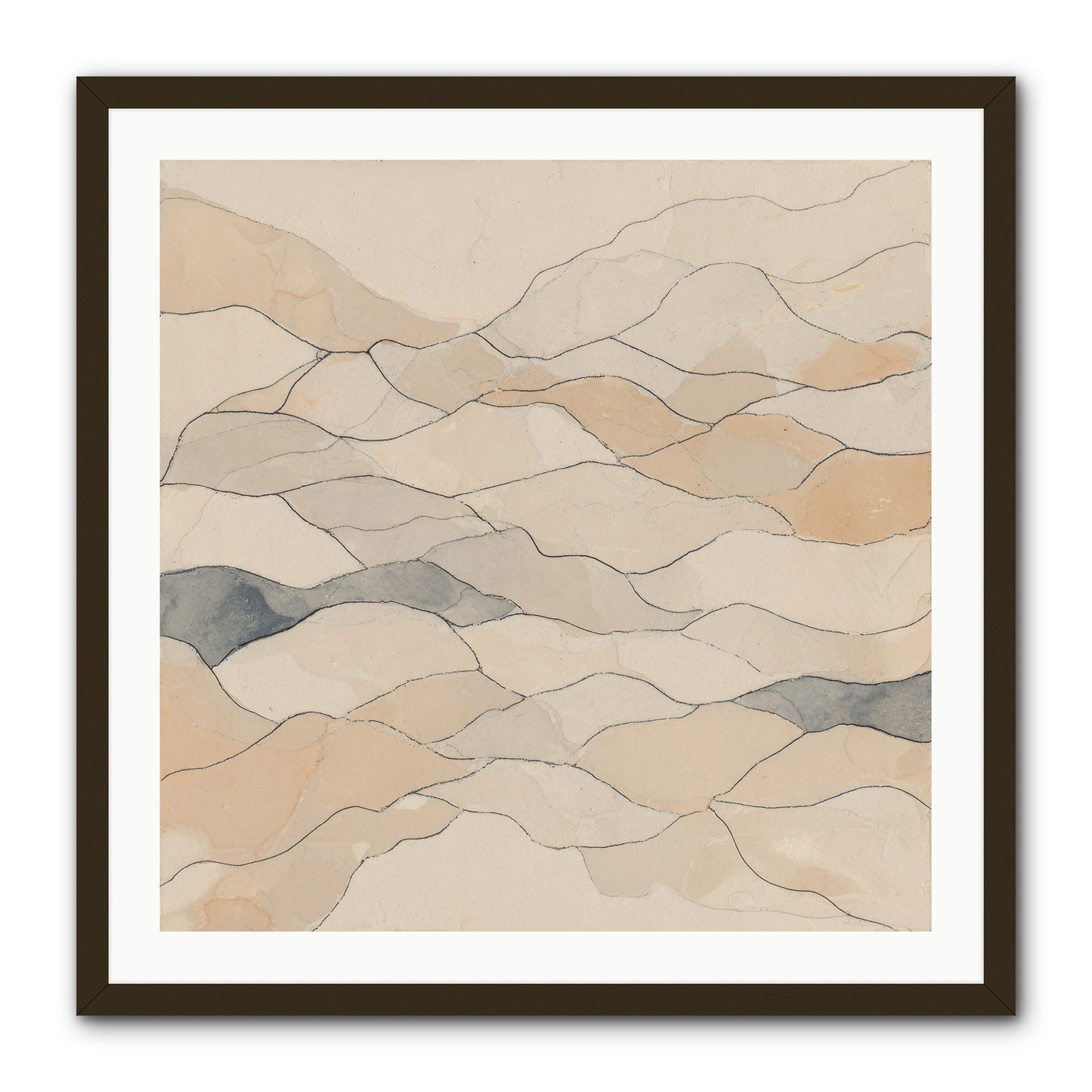 Paperback Galaxy -- Framed Print - Black 30x30