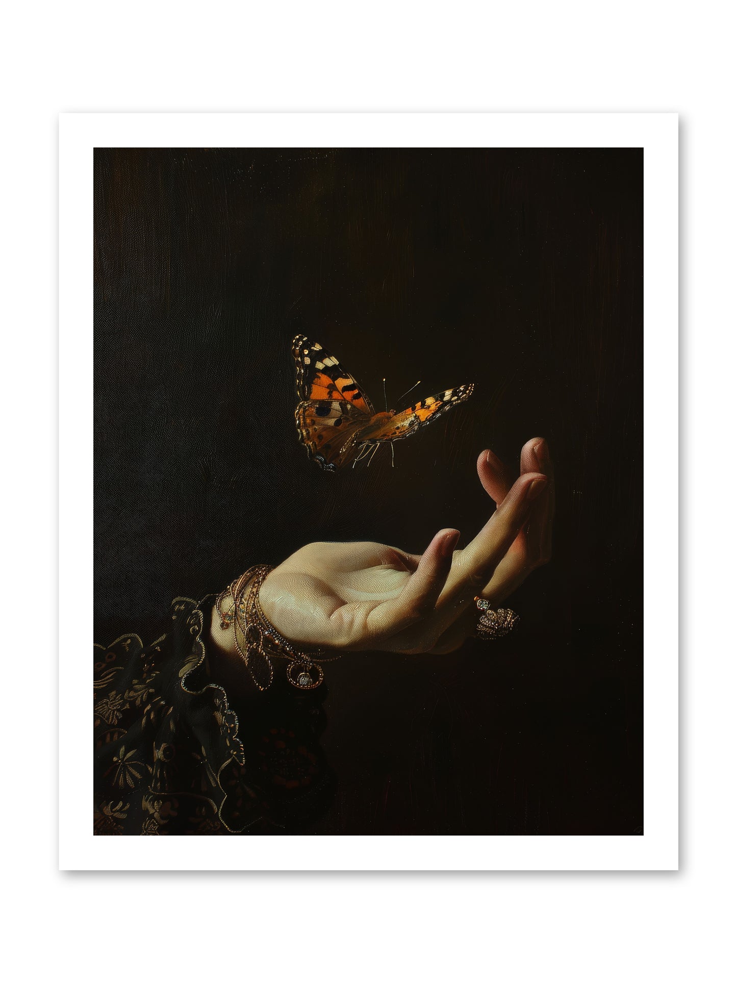 Papillon Crépuscule -- Loose Canvas Print 16x20