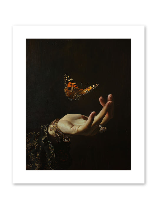 Papillon Crépuscule -- Paper Print 8x10