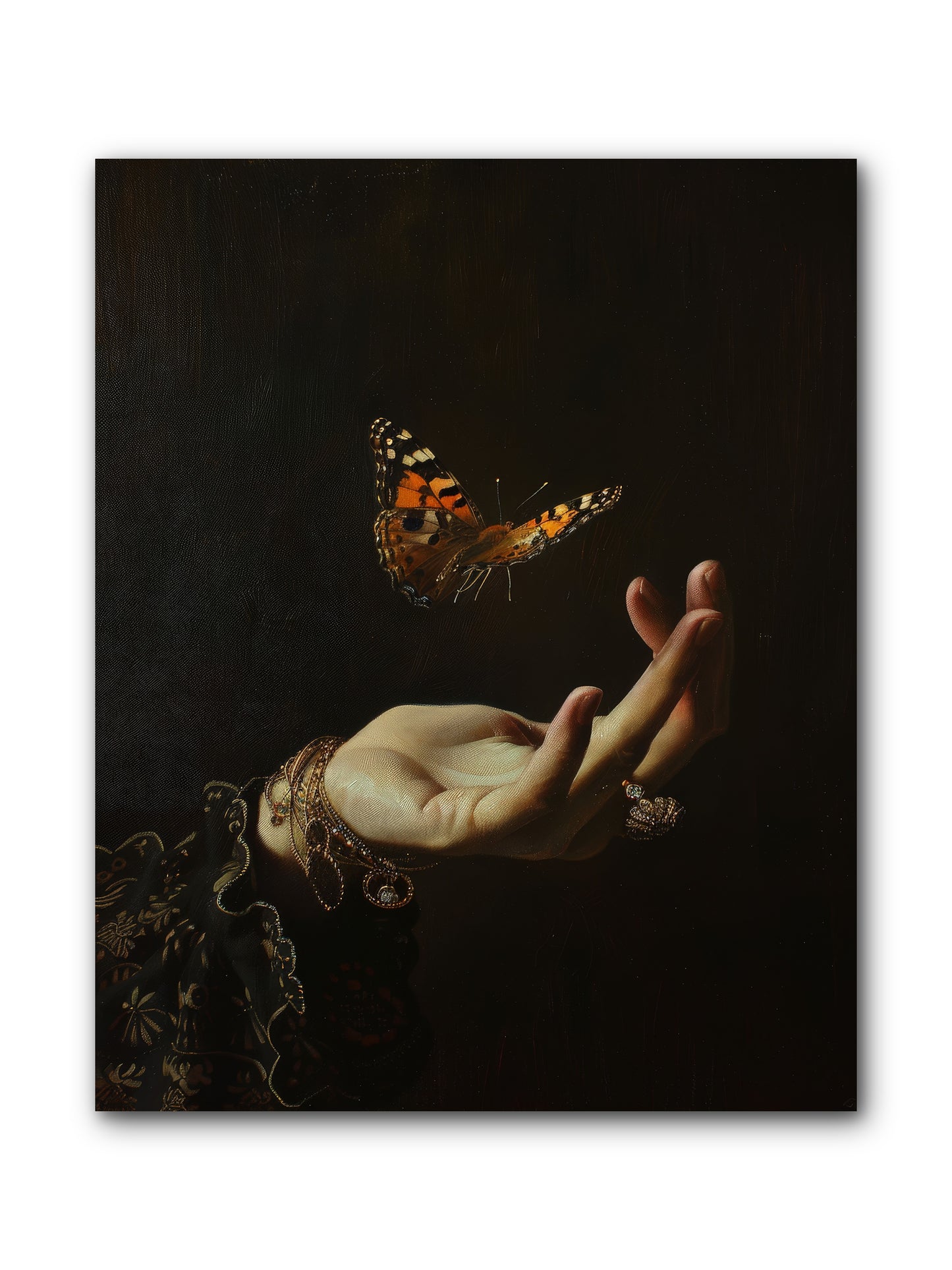 Papillon Crépuscule -- Wrapped Canvas 8x10