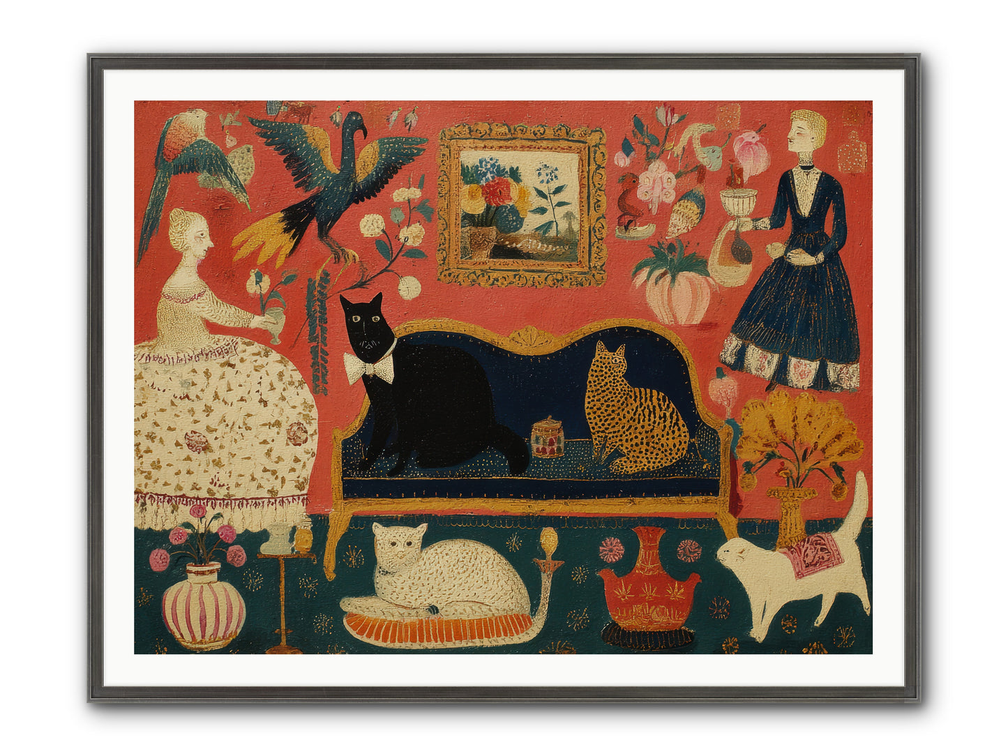 Parade of Small Miracles — Parade-of-Small-Miracles-48x36-Framed-Print-Slimwoods-Black-Silver.jpg
