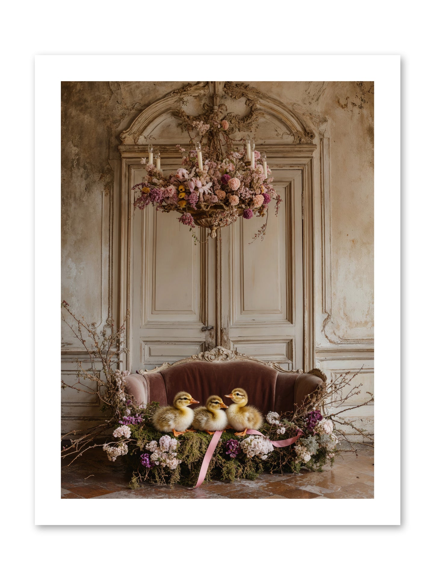 Paradise In Petals -- Paper Print 12x16