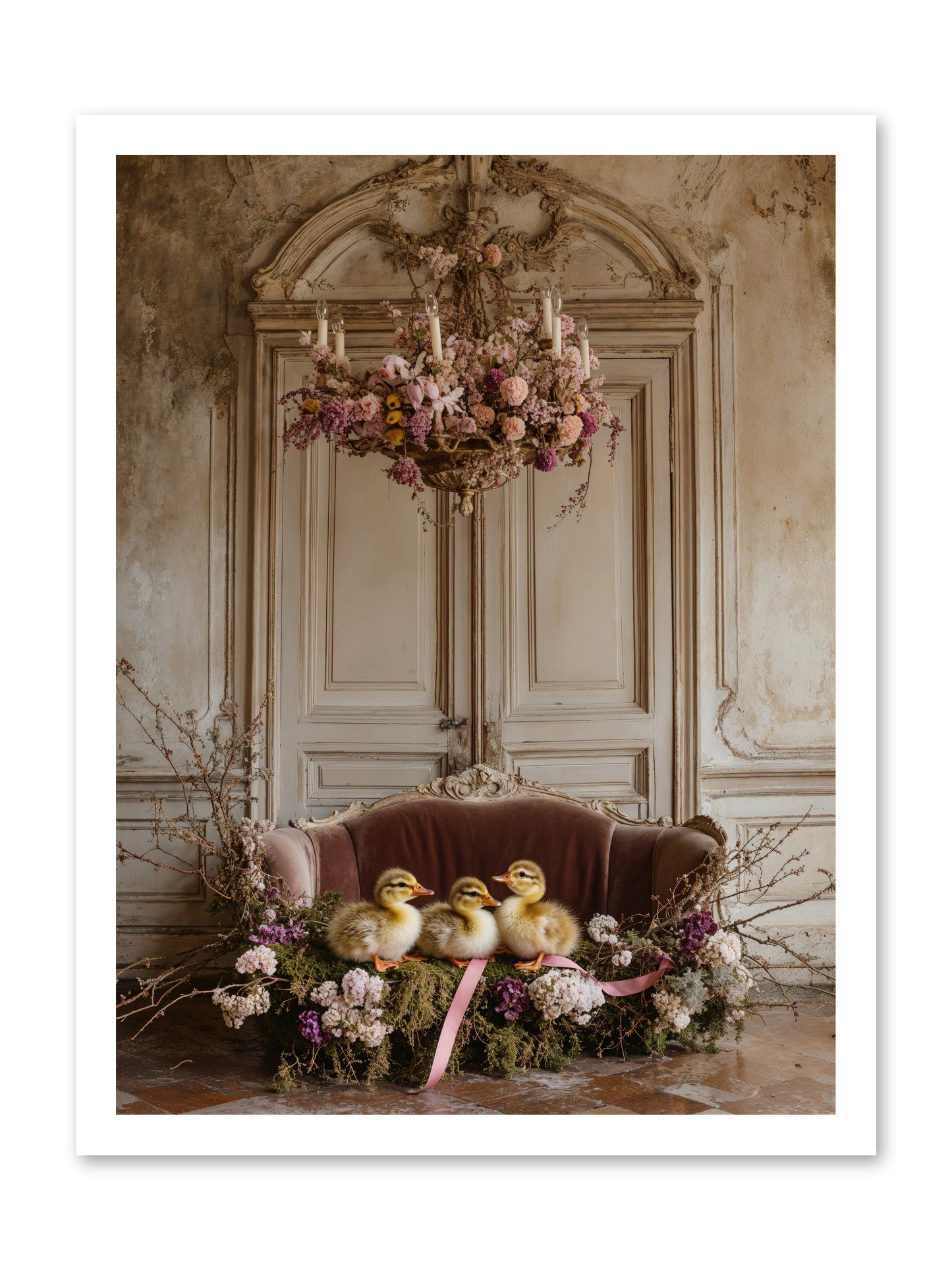 Paradise In Petals -- Paper Print 18x24