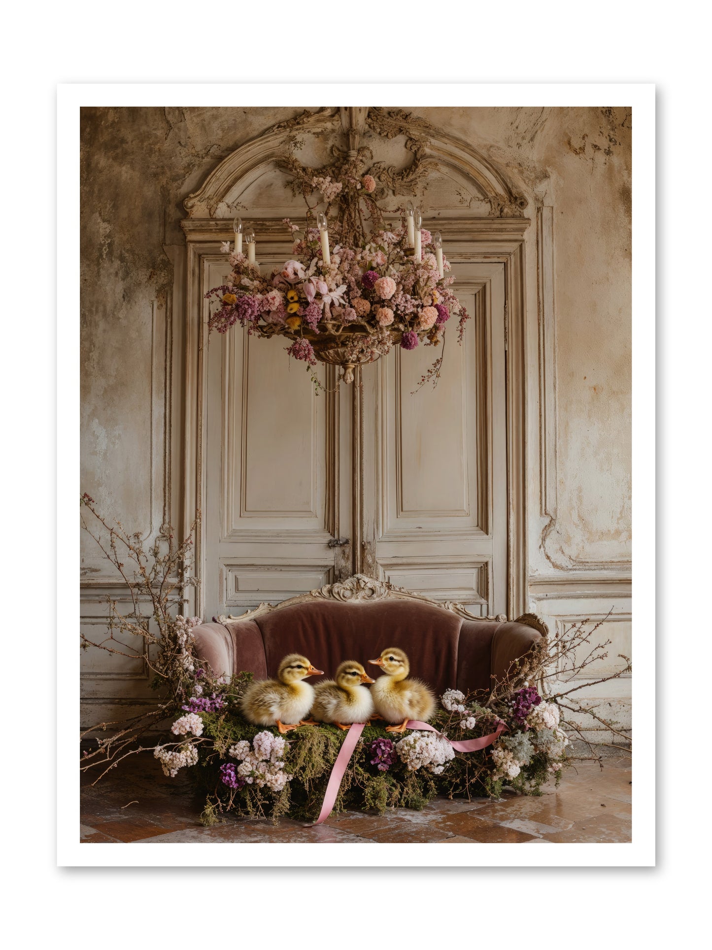 Paradise In Petals -- Paper Print 24x32