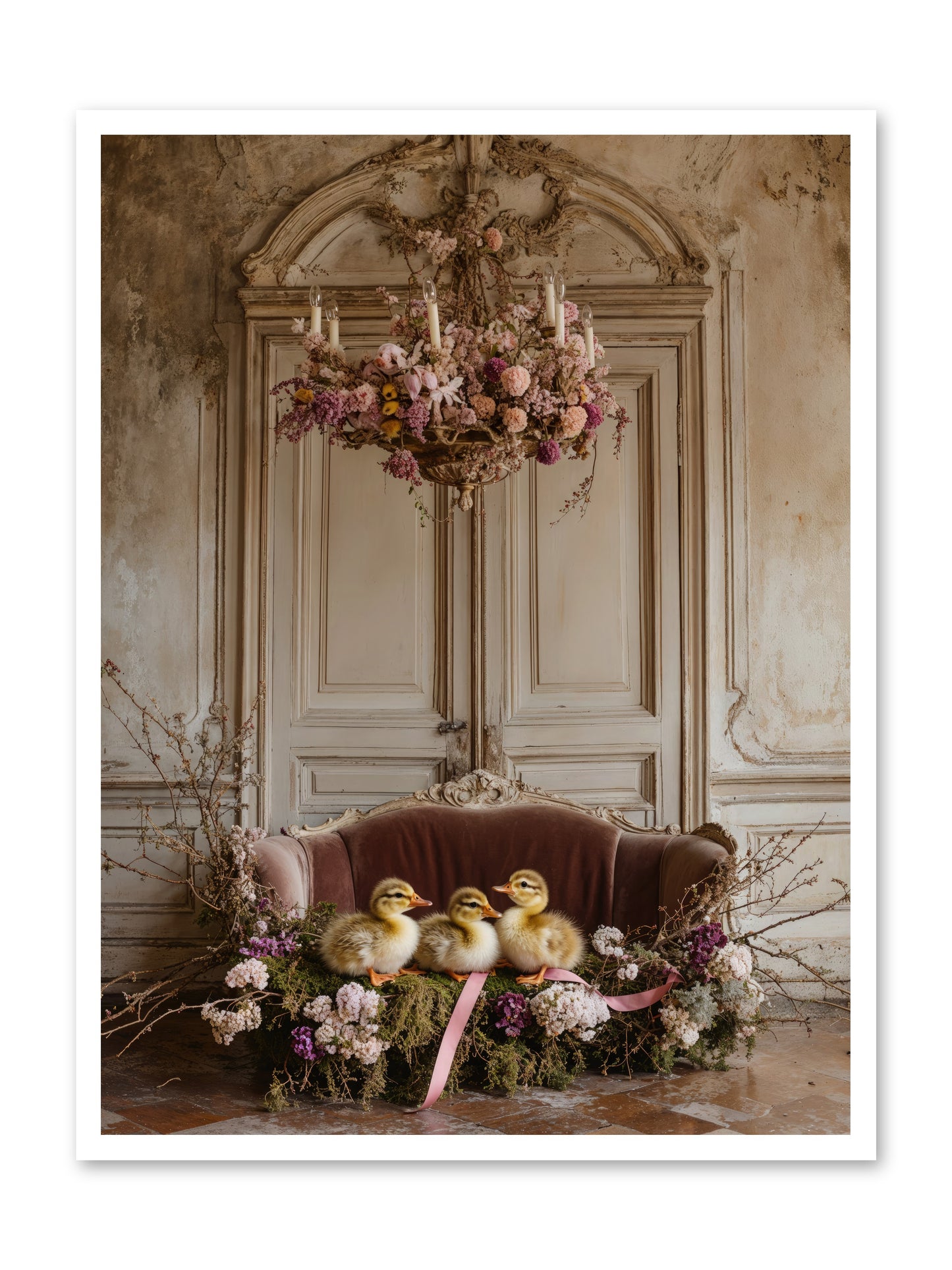 Paradise In Petals -- Paper Print 30x40
