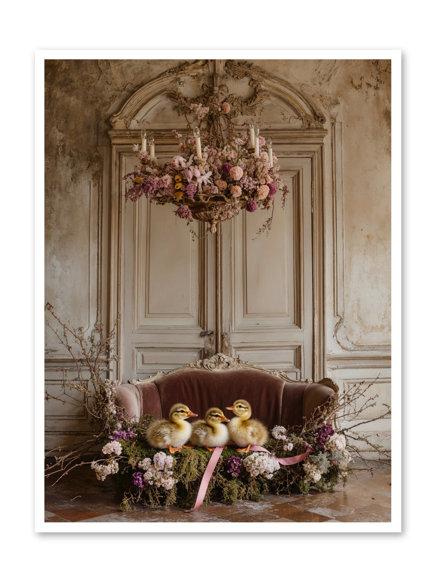Paradise In Petals -- Loose Canvas Print 36x48