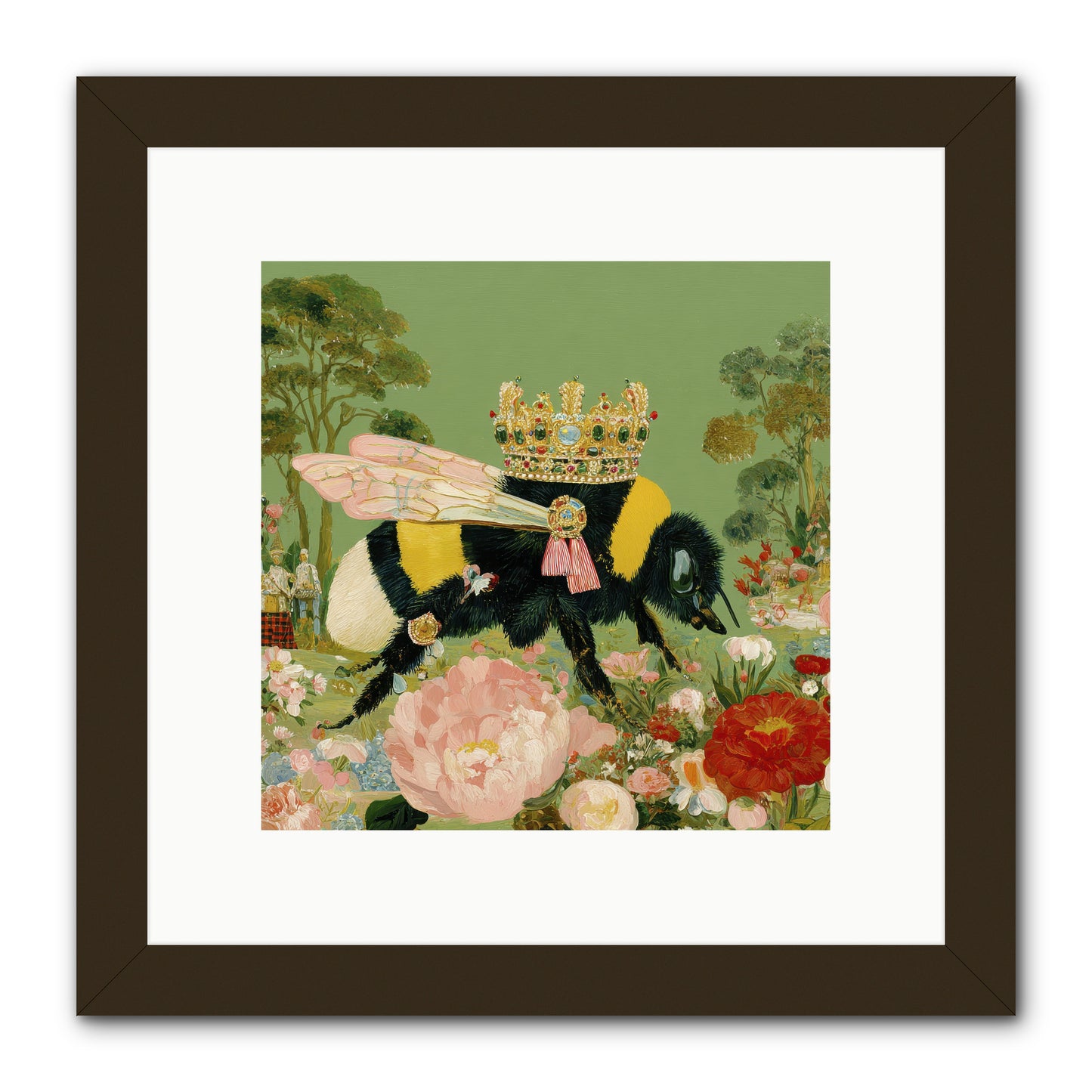 Paradise Unearthed -- Framed Print - Black 10x10