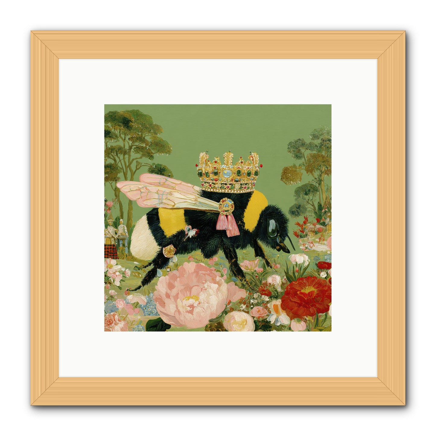 Paradise Unearthed -- Framed Print - Natural 10x10