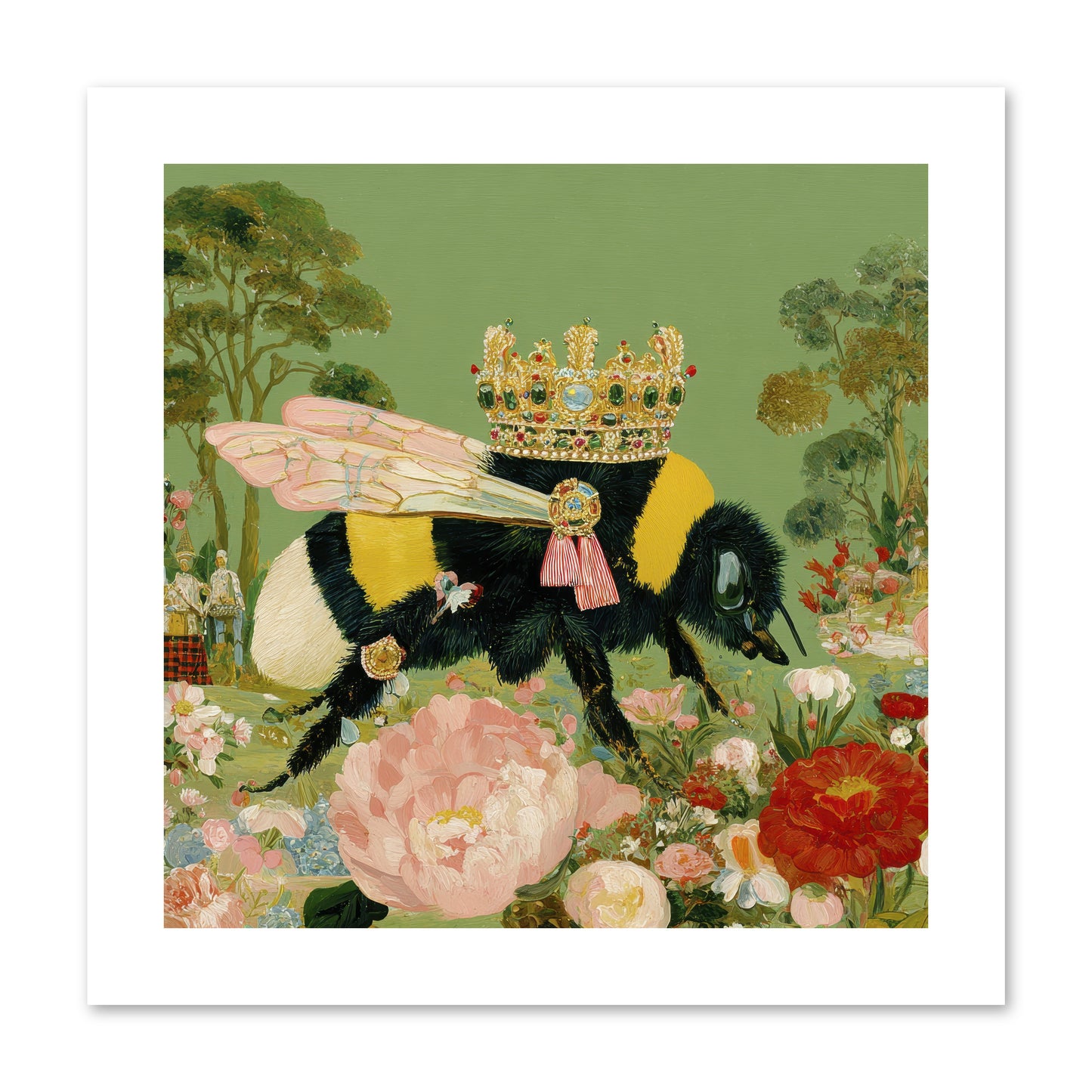 Paradise Unearthed -- Loose Canvas Print 10x10