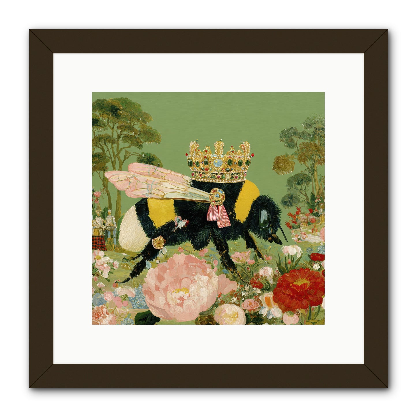 Paradise Unearthed -- Framed Print - Black 12x12