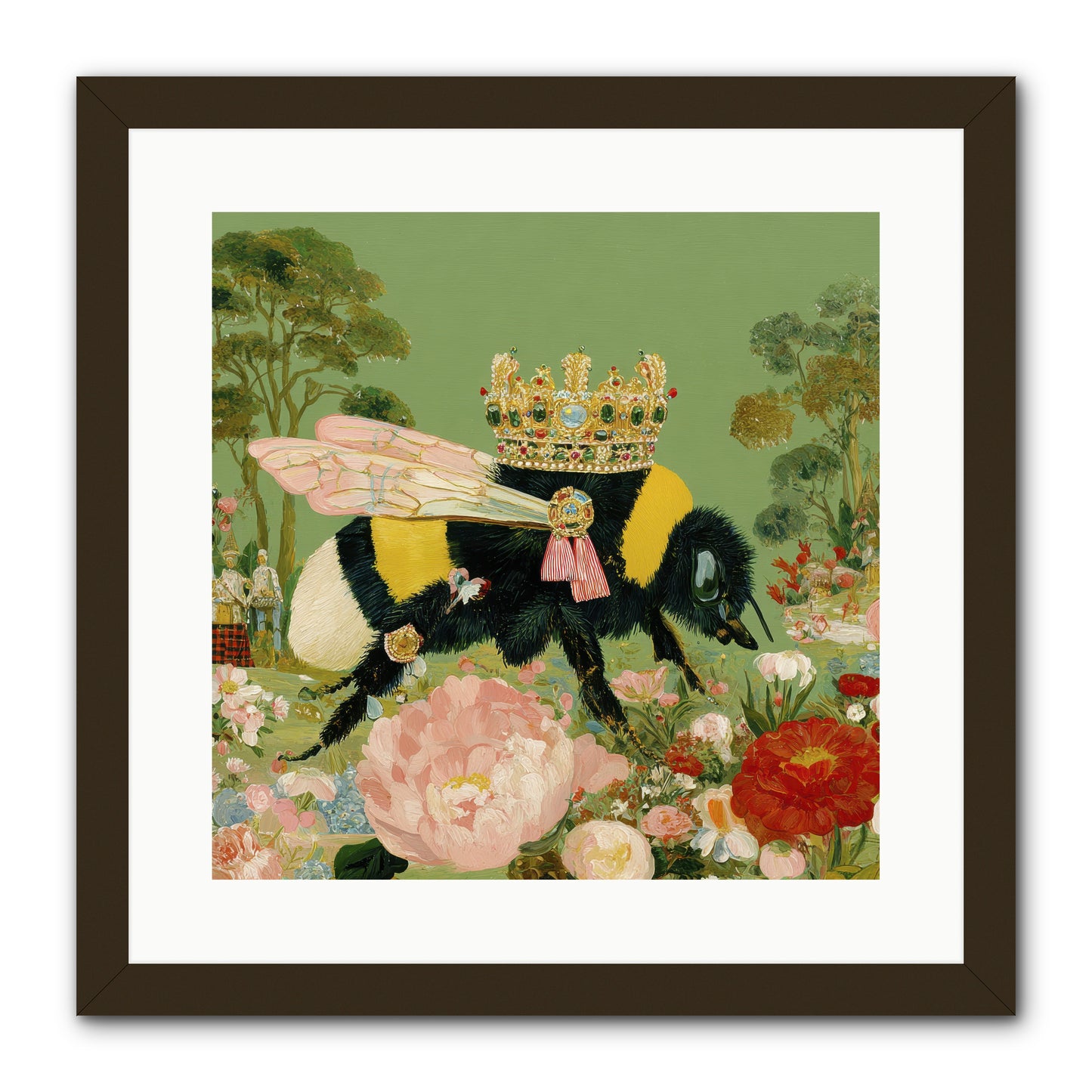 Paradise Unearthed -- Framed Print - Black 16x16