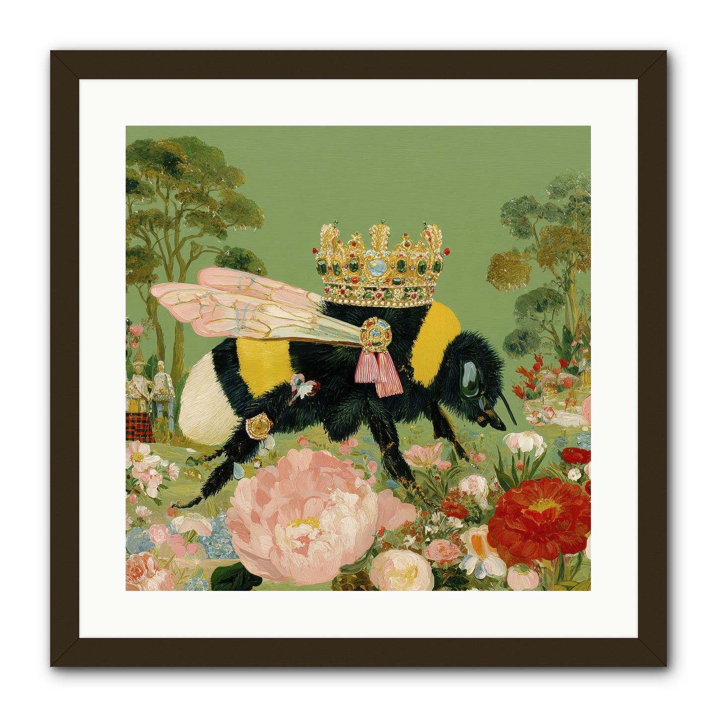 Paradise Unearthed -- Framed Print - Black 20x20