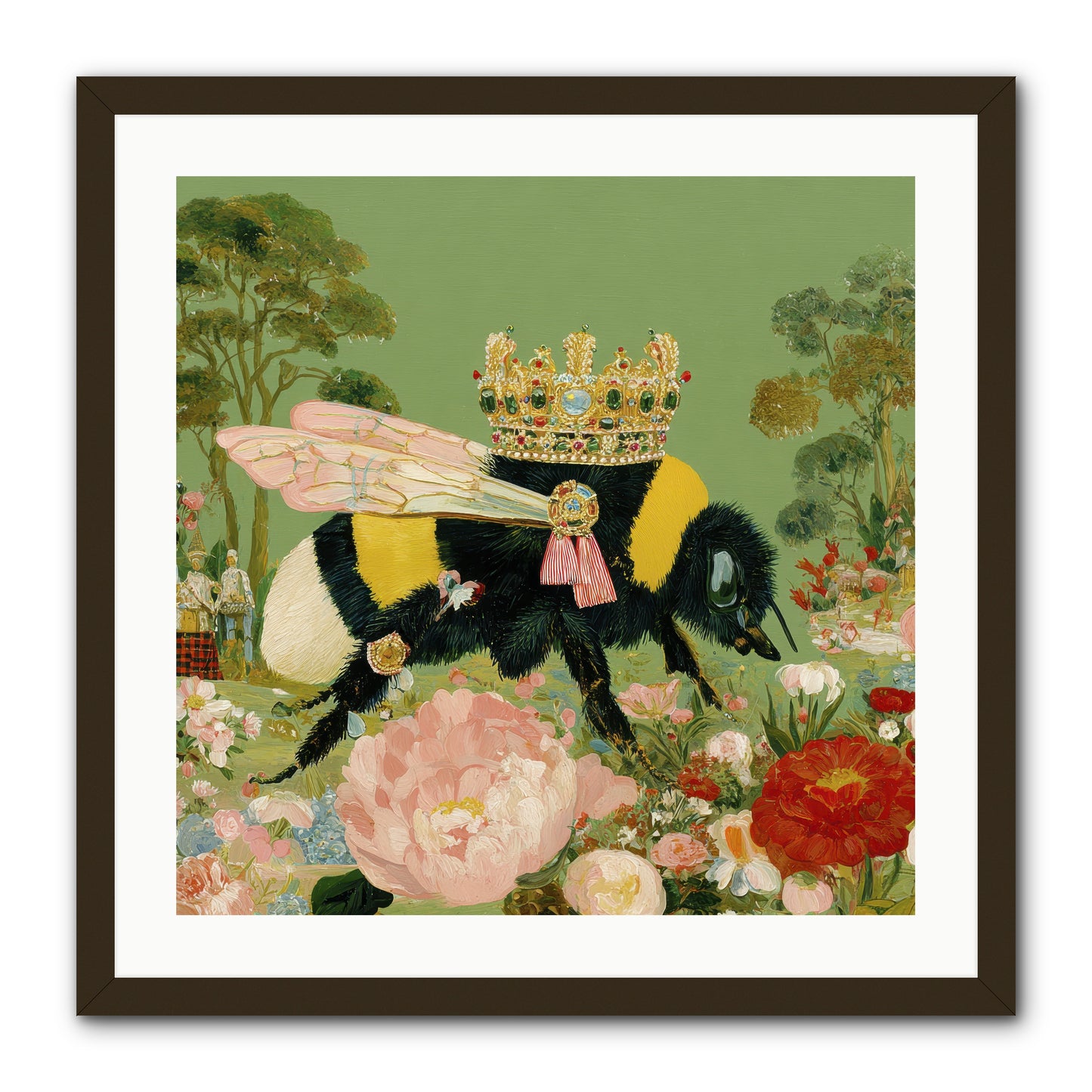 Paradise Unearthed -- Framed Print - Black 24x24