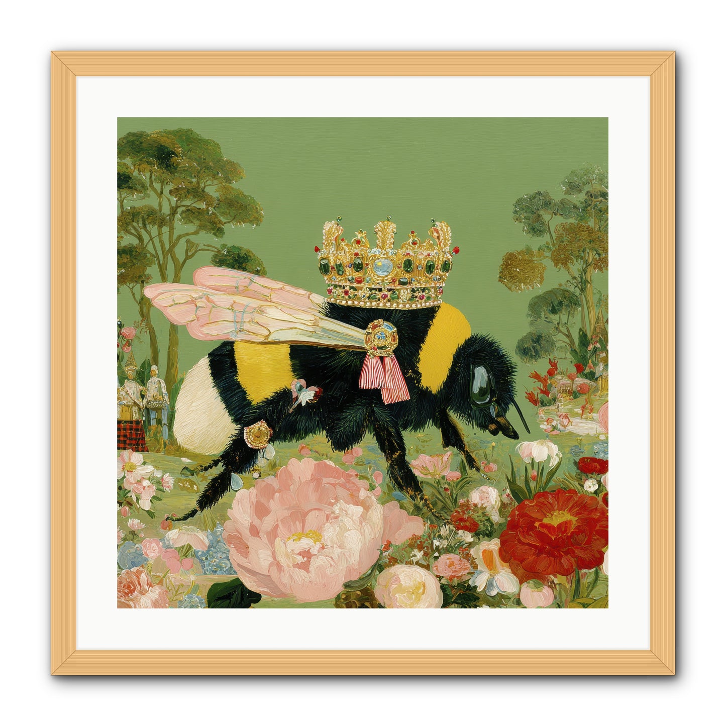 Paradise Unearthed -- Framed Print - Natural 24x24