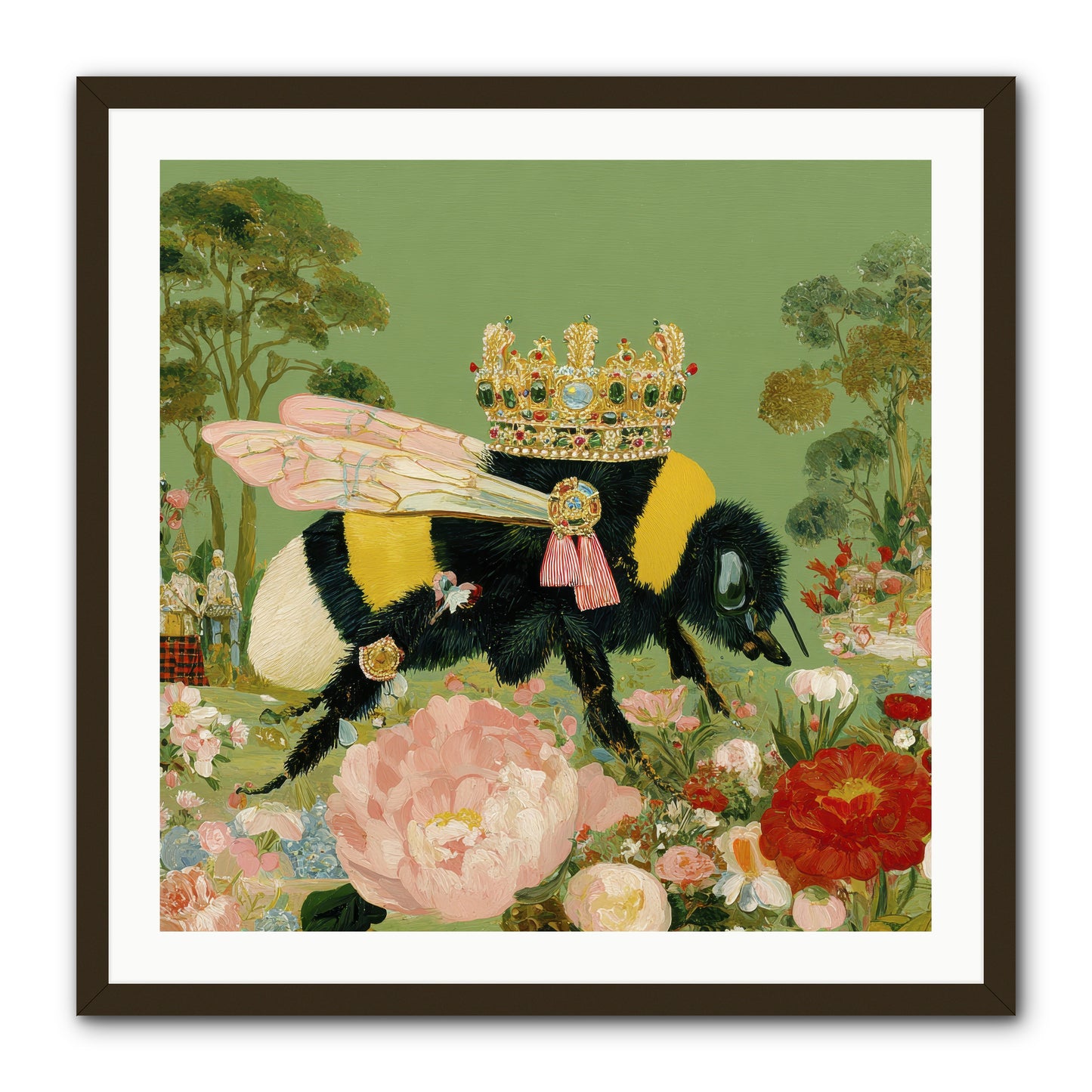 Paradise Unearthed -- Framed Print - Black 30x30