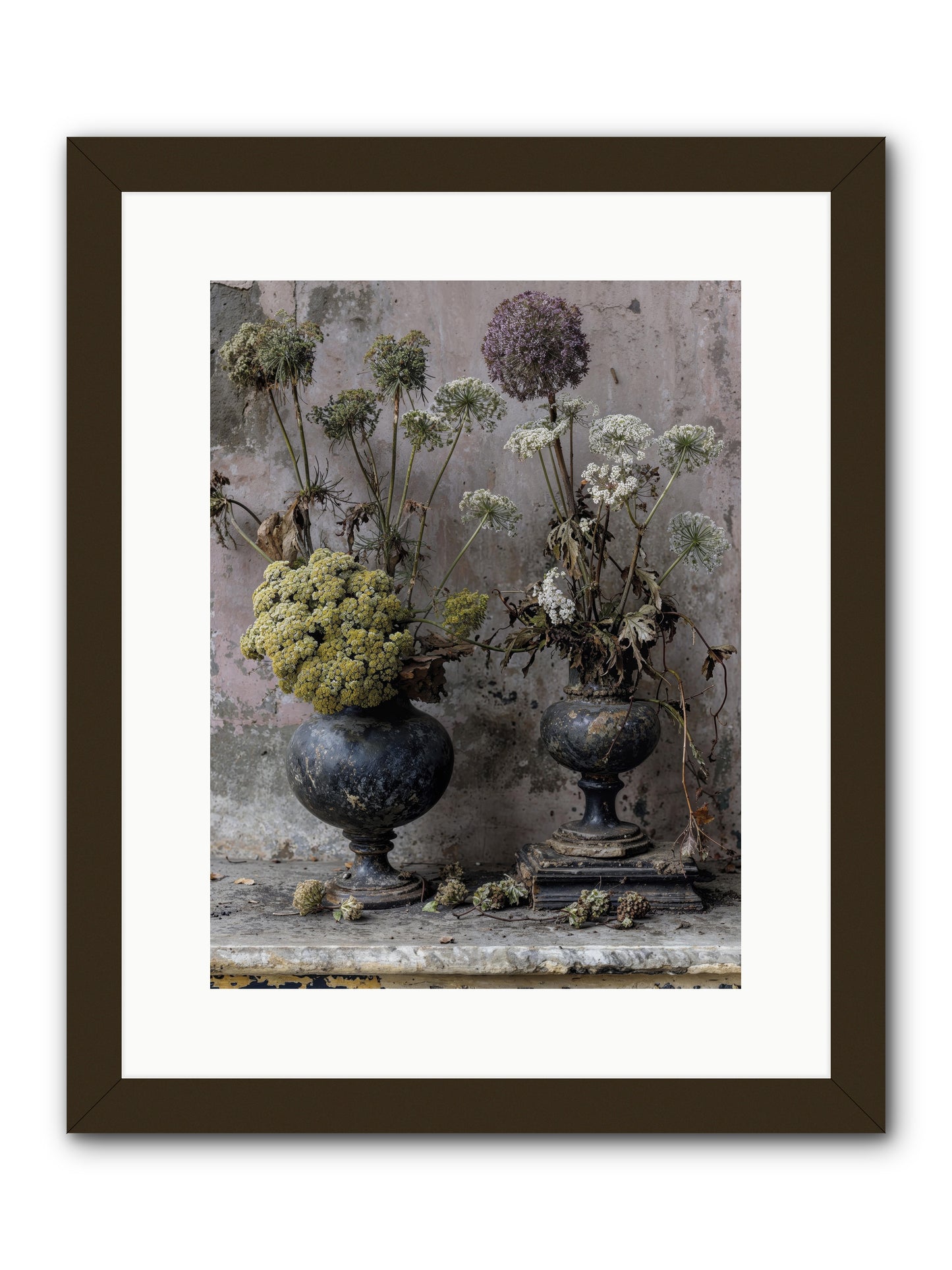 Paradise found blooming -- Framed Print - Black 12x16