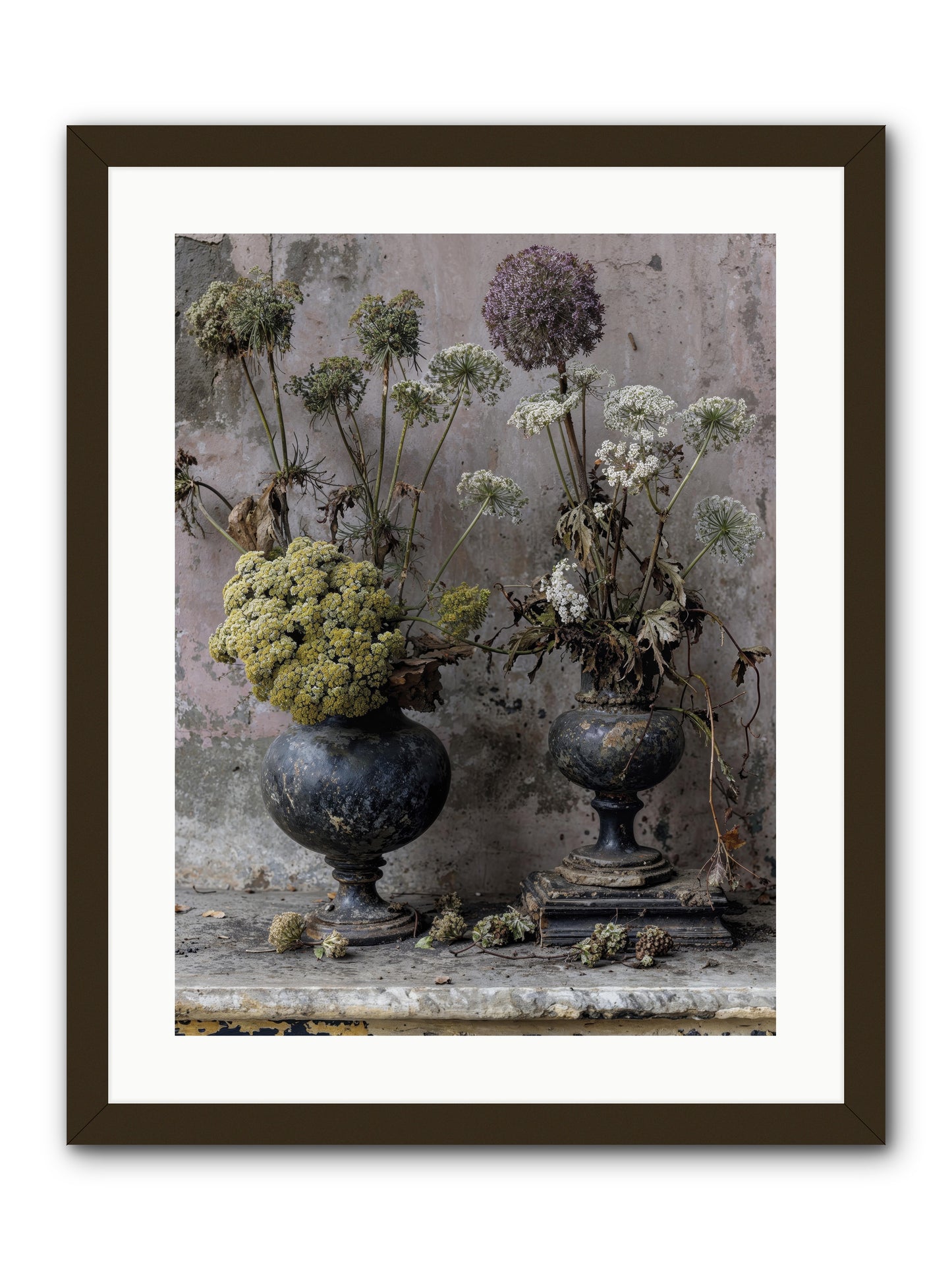 Paradise found blooming -- Framed Print - Black 18x24