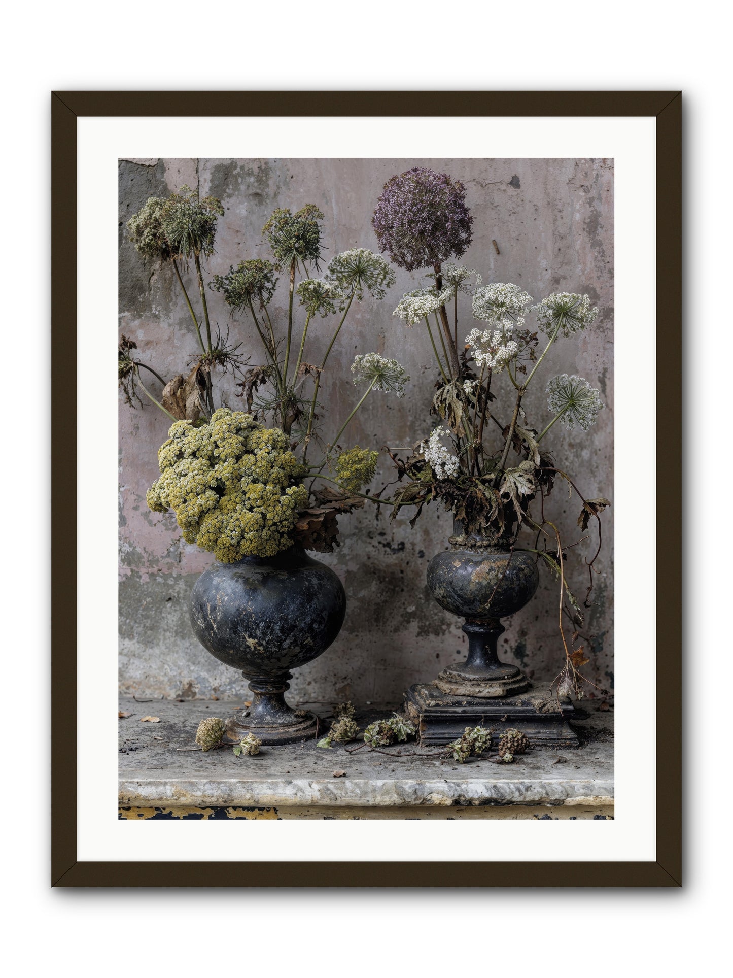 Paradise found blooming -- Framed Print - Black 24x32