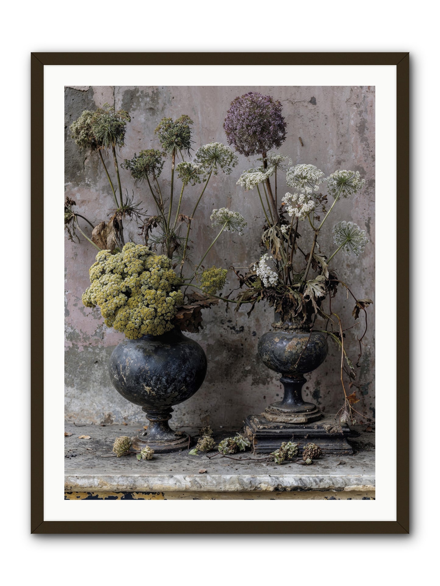 Paradise found blooming -- Framed Print - Black 30x40
