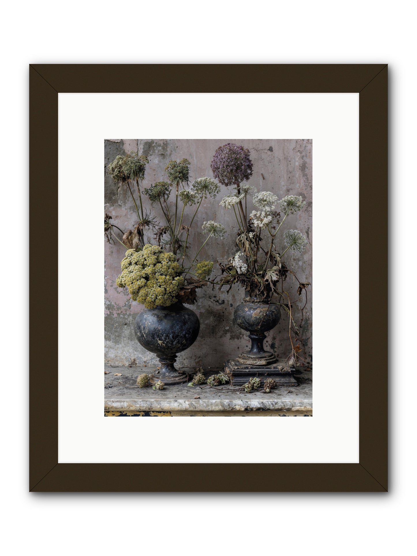 Paradise found blooming -- Framed Print - Black 9x12