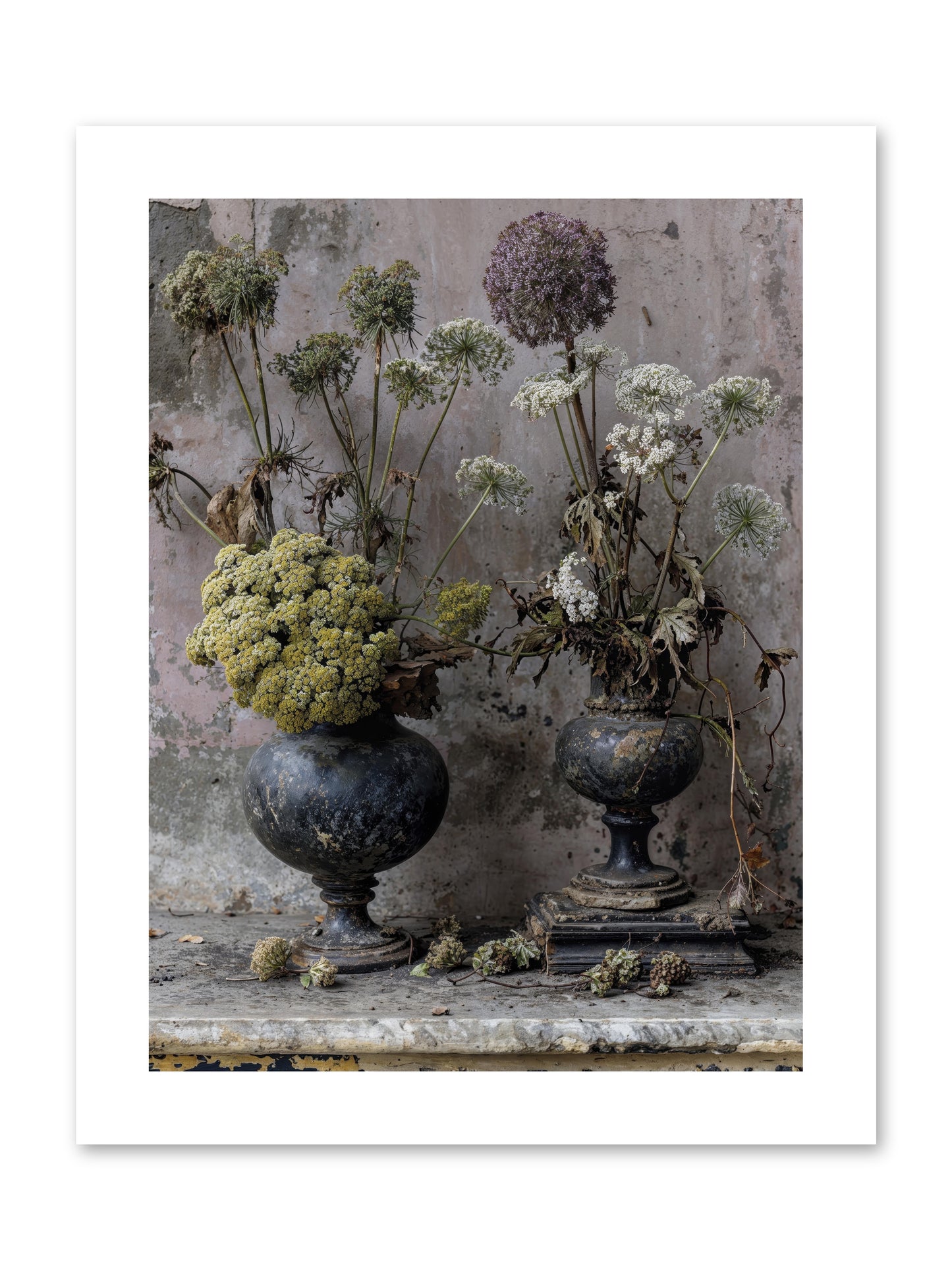 Paradise found blooming -- Paper Print 9x12