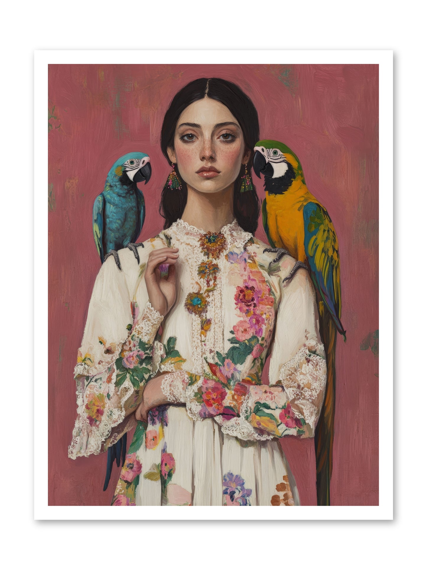 Paris Wore Feathers -- Paper Print 24x32