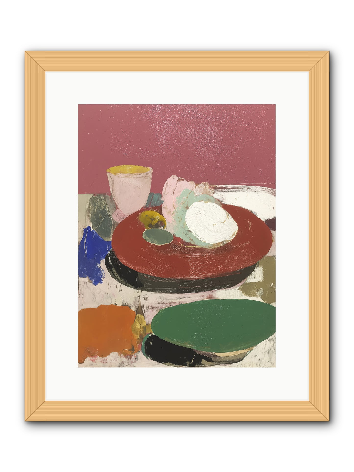 Parisian Dawn -- Framed Print - Natural 12x16